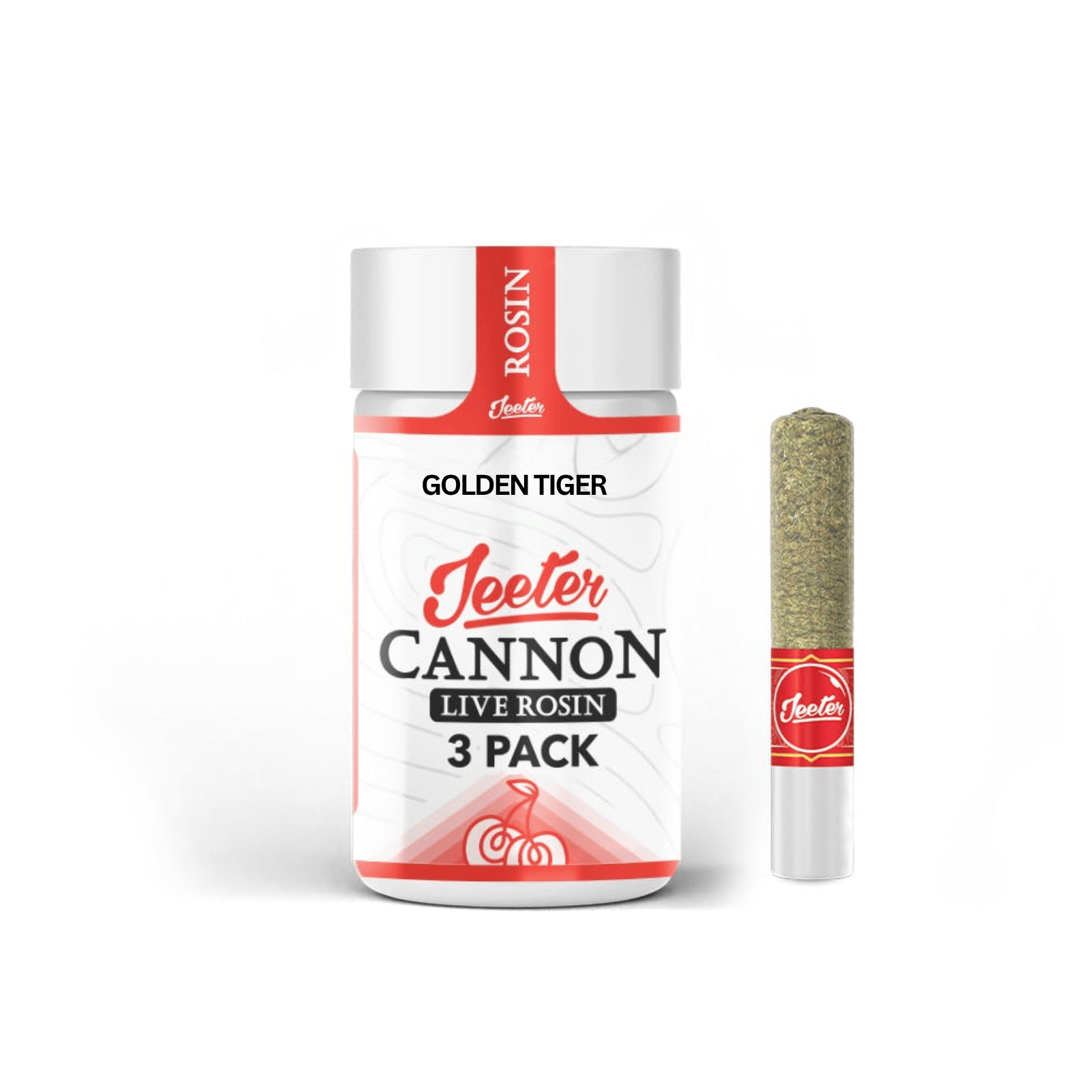 Jeeter | .5G Live Rosin Infused Cannons 3 Pack | Golden Tiger