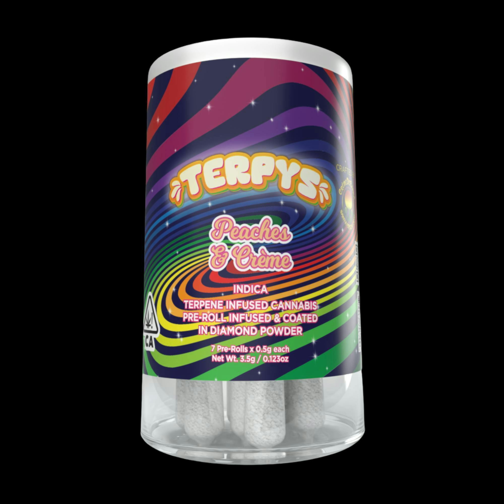 Peaches And Creme 7pk infpr Terpys - 3.5 g - 7 Pack