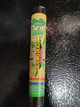 Rollz Boomsticks THCA Infused 1g Sour Mango