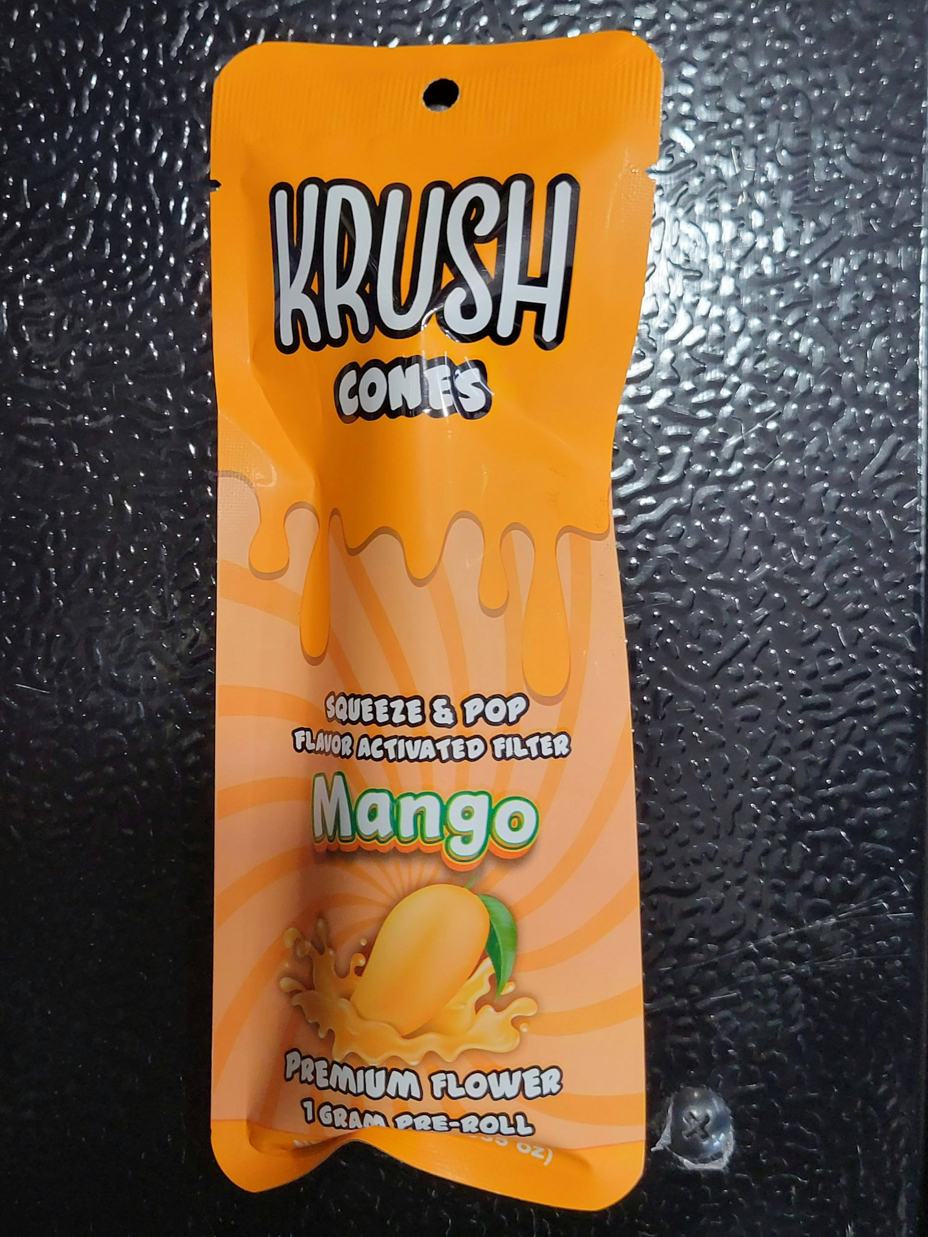 Krush Cones Pre-Roll 1g Mango