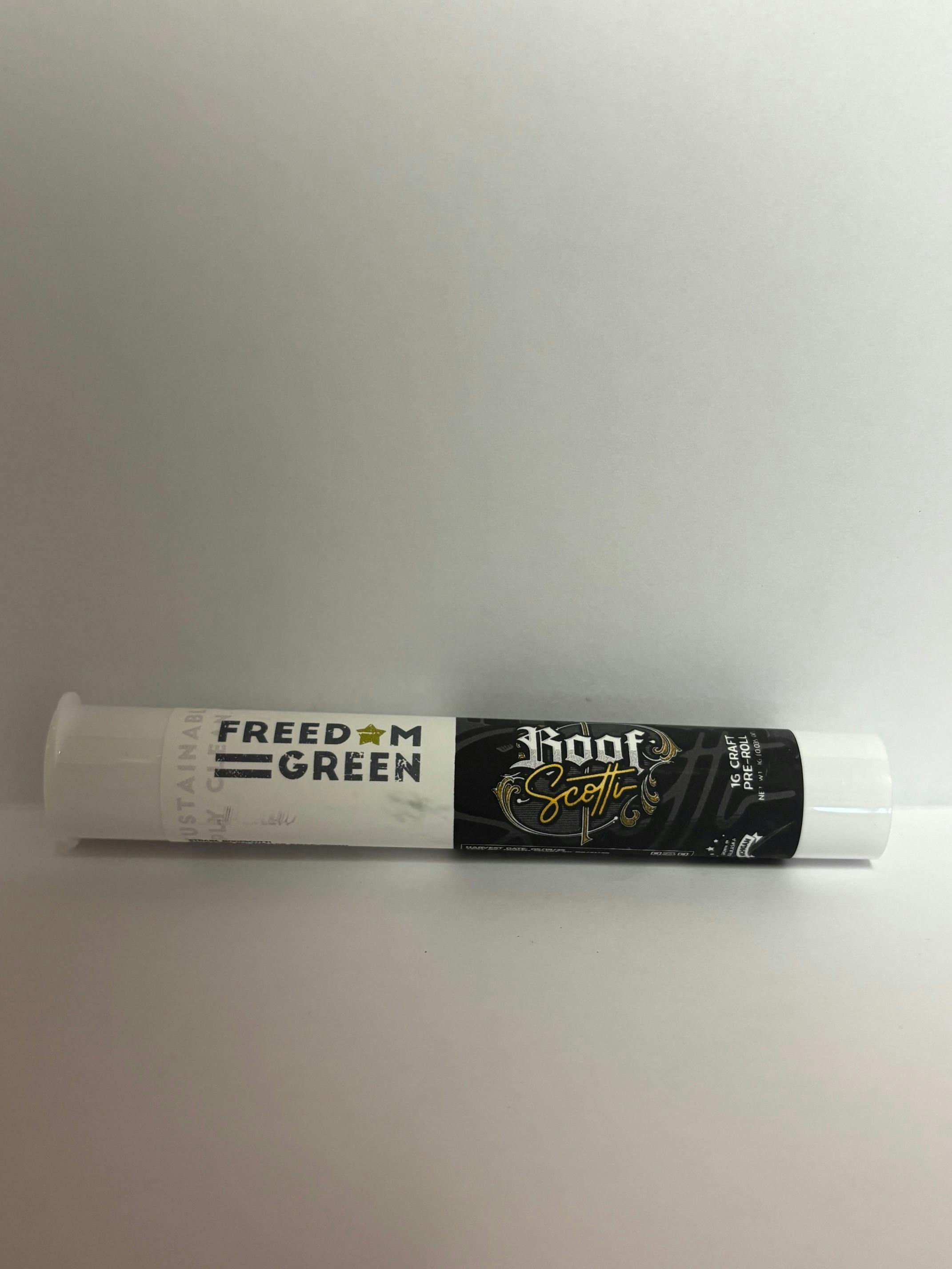 Freedom Green Pre-Roll 1g Boofscotti