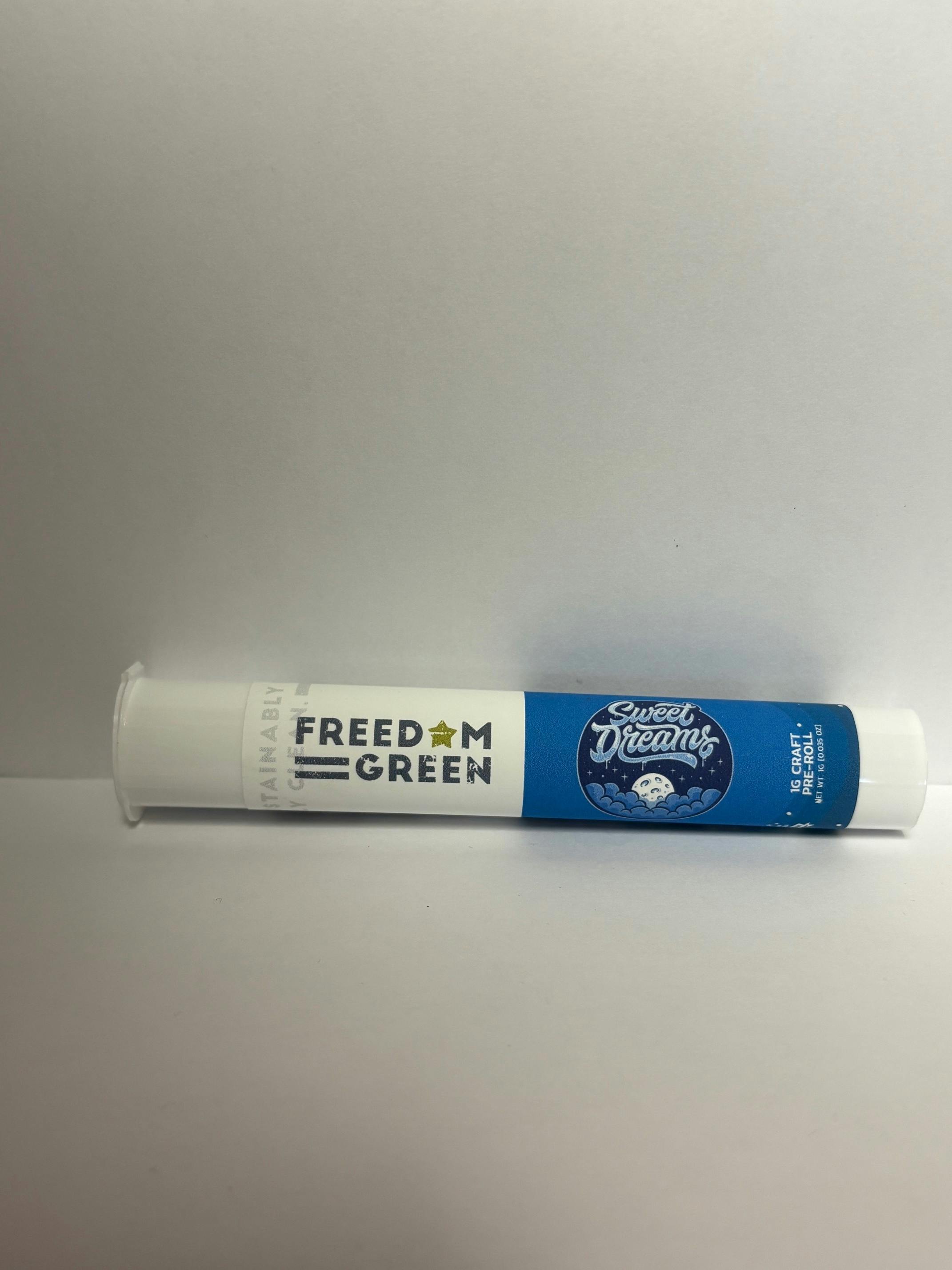 Freedom Green Pre-Roll 1g Sweet Dreams