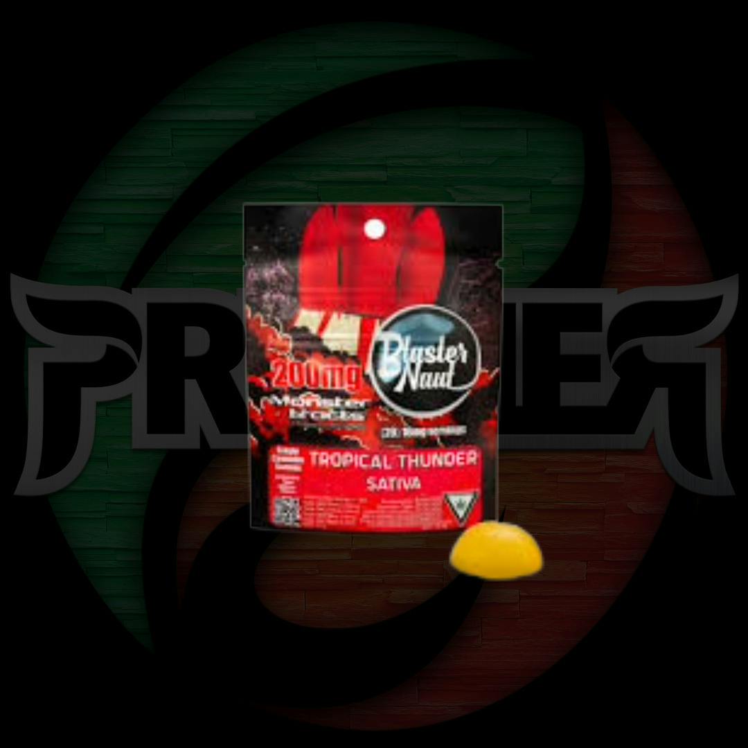 Monster Blaster Naut Gummies 200mg Tropical Thunder