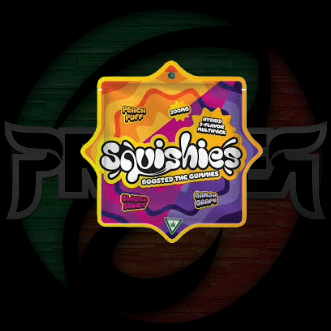 Squishies | Indica Variety Gummies | 200mg | 10ct | 20mg/ea