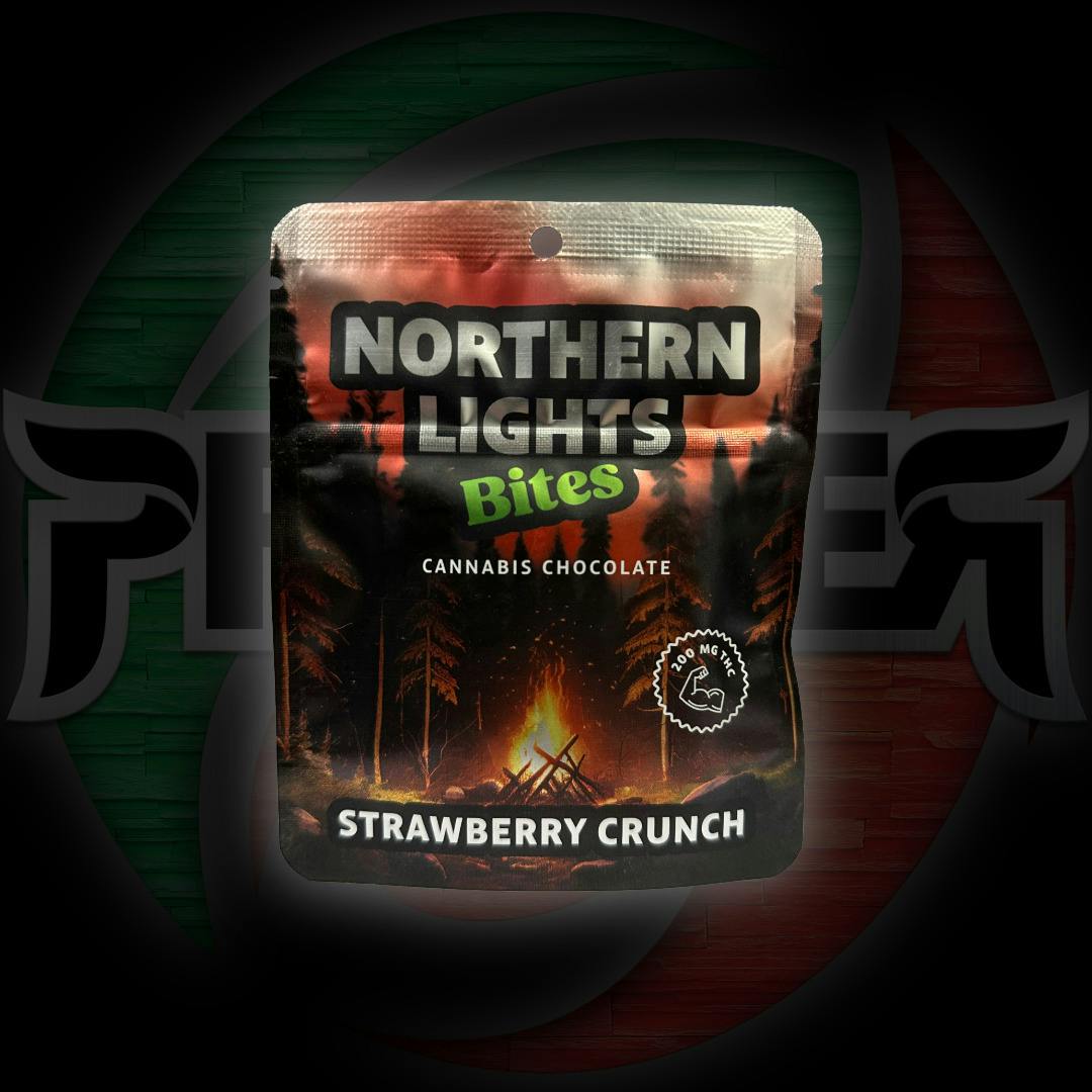 Northern Lights Bites 200mg 4pk Strawberry Crunch