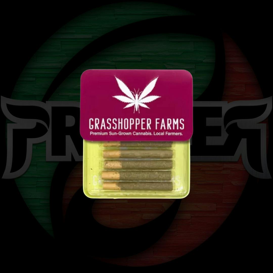 Grasshopper Farms 5pk Infused 5g Magic Mango