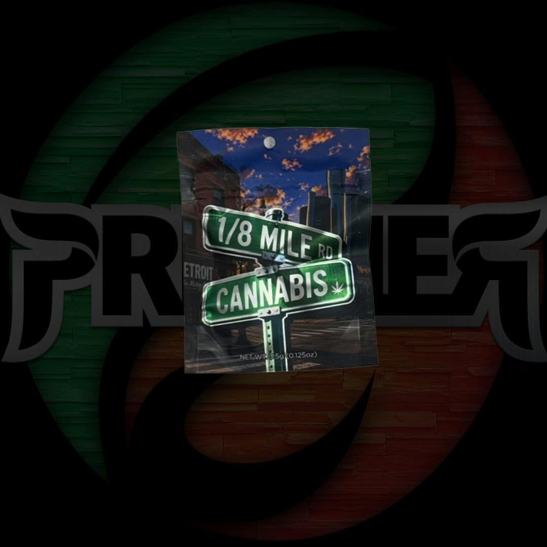 1/8th Mile Pre-Packaged 3.5g Zero Gravity cannabis product