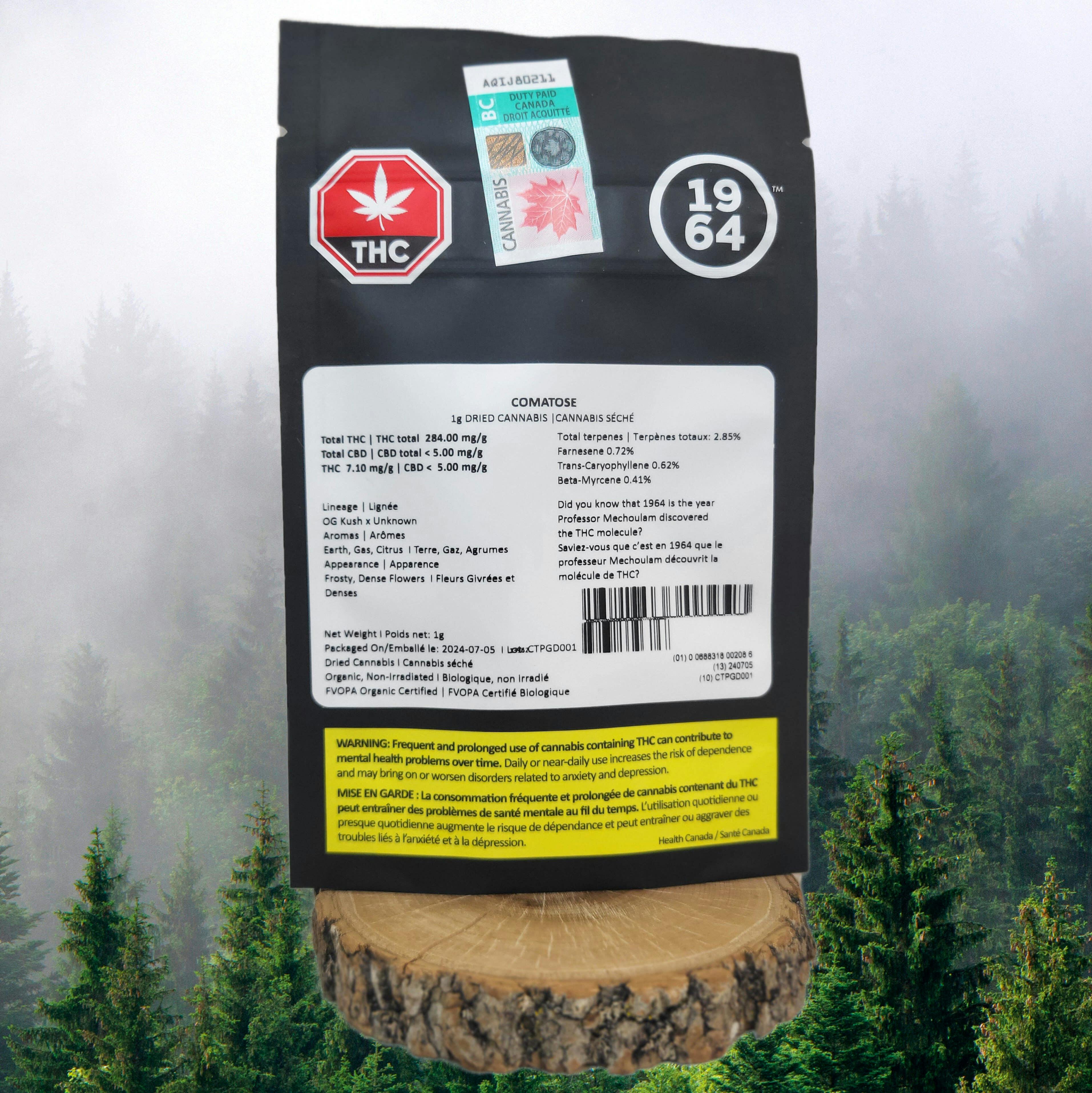 1964 | ORGANIC COMATOSE | 1g