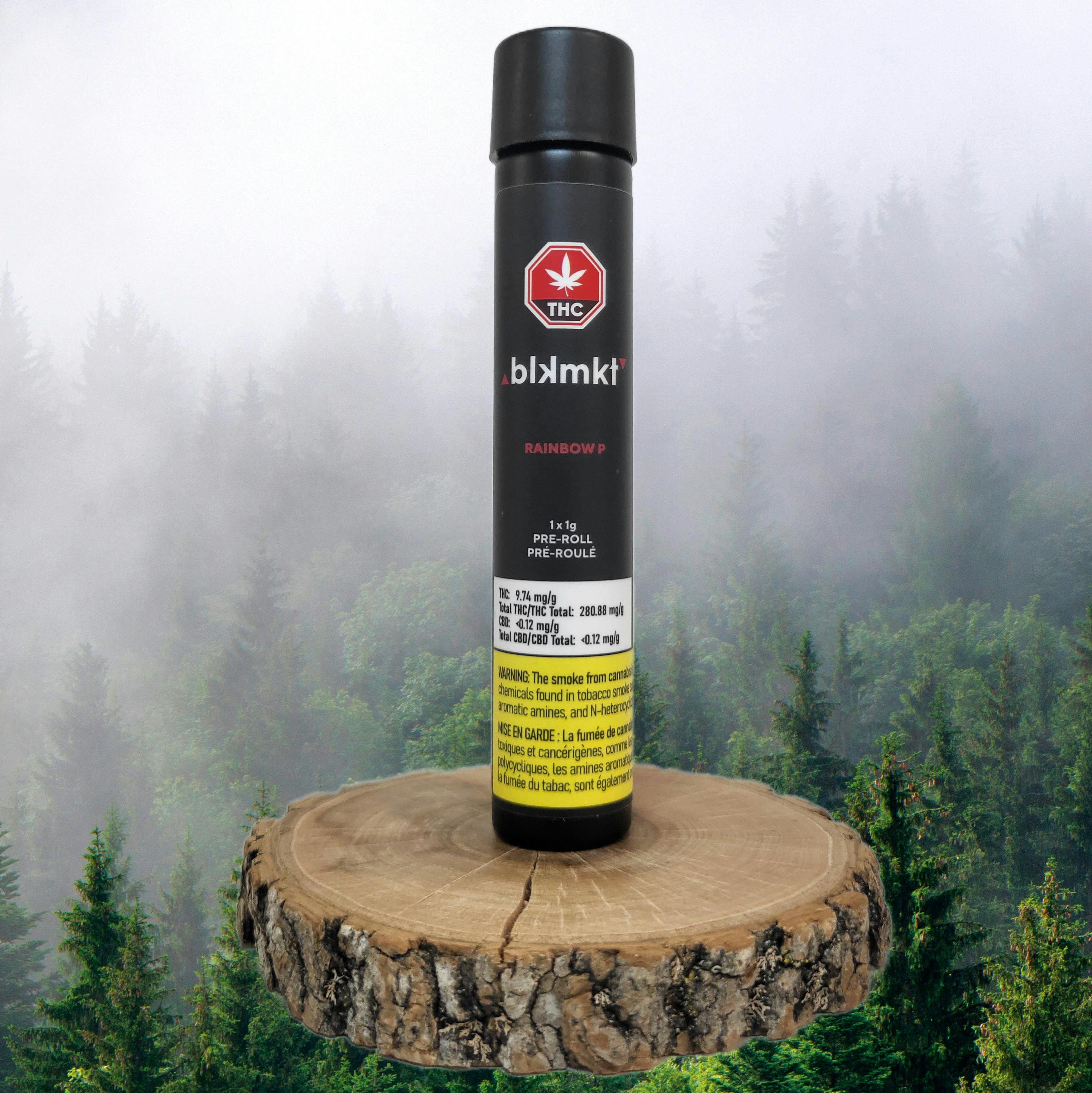 BLKMKT | RAINBOW P PRE-ROLL | 1g