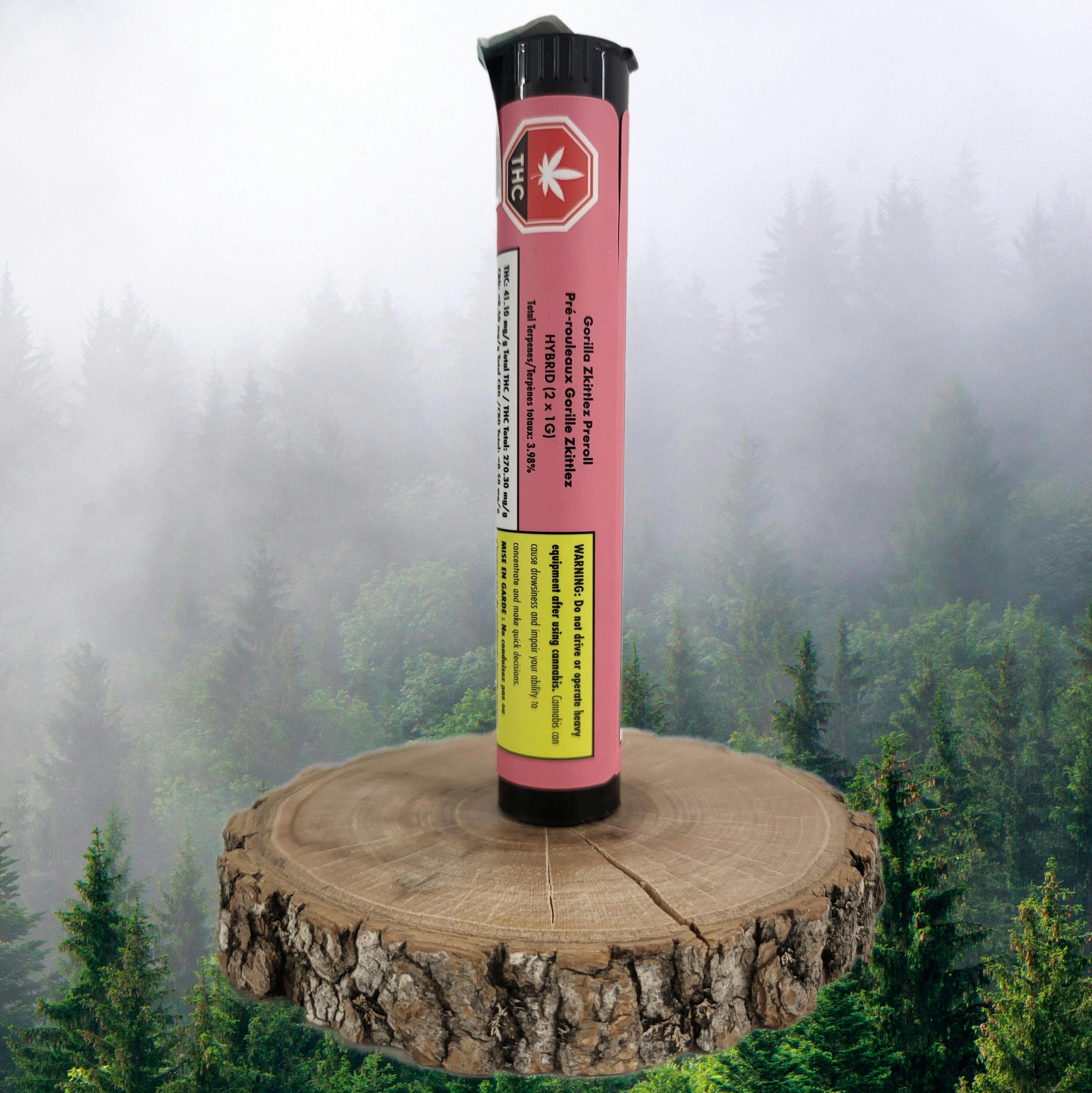 Green Mountain | GORILLA ZKITTLEZ PRE-ROLLS | 2 x 1g