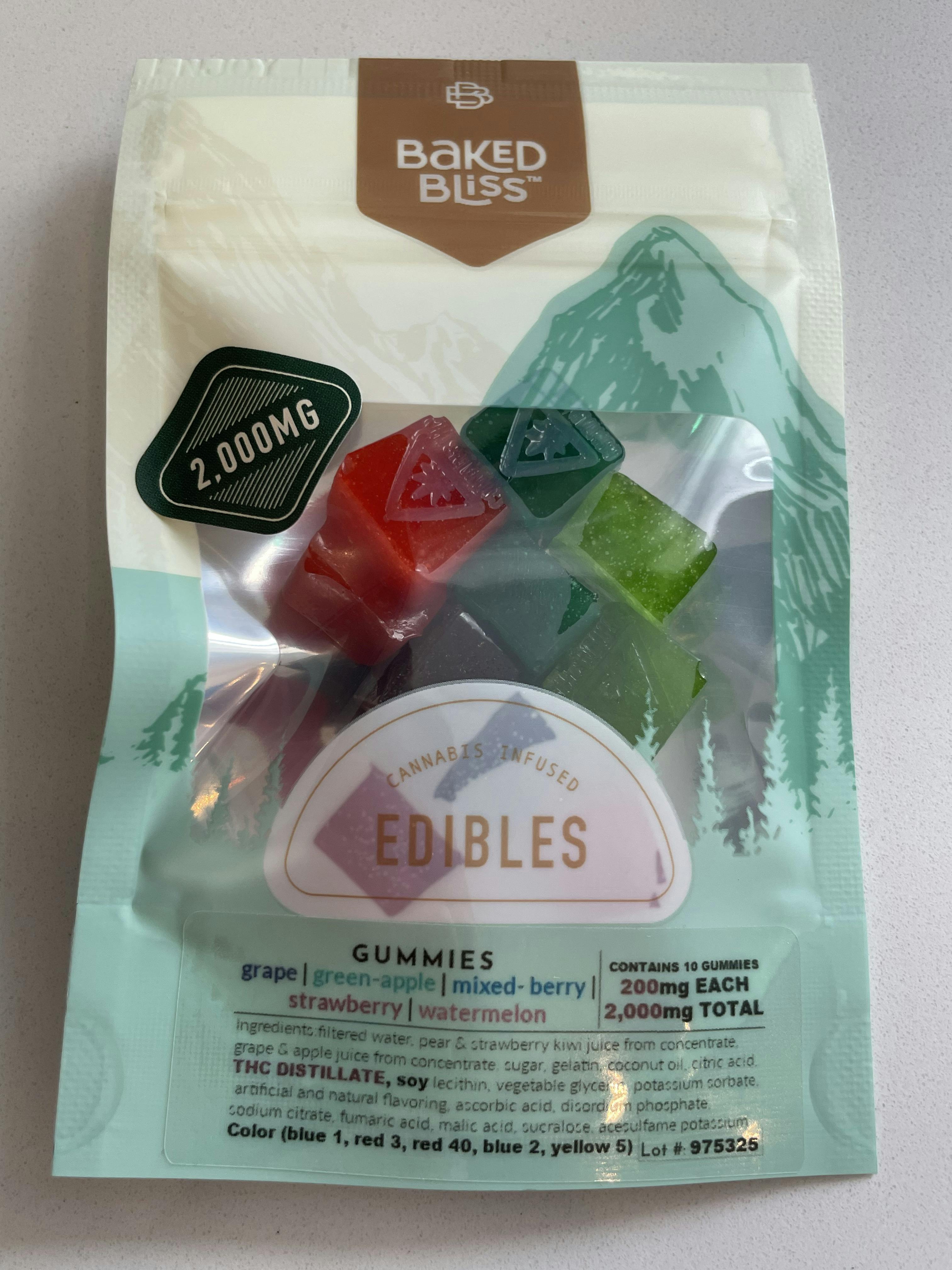 Baked Bliss - Gummies (2000mg)