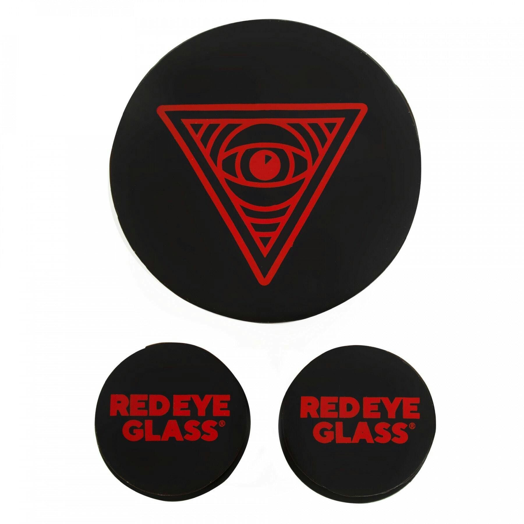 Red Eye Glass - Silicone Cleaning Caps (Black)