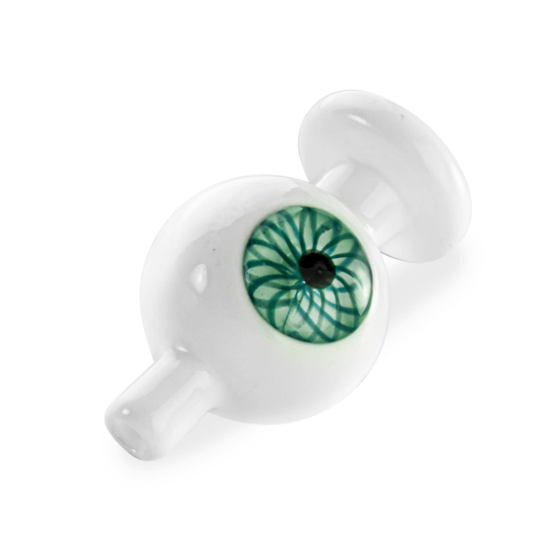 Red Eye Glass - Eyeball Bubble Carb Cap (Teal)