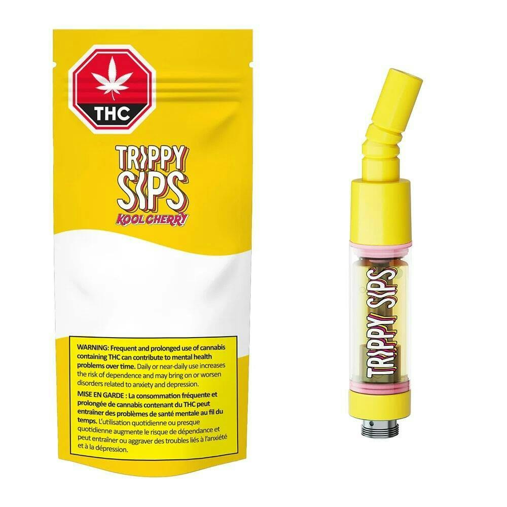 Trippy Sips - Kool Cherry Liquid Diamond 0.95g Vape Cartridge