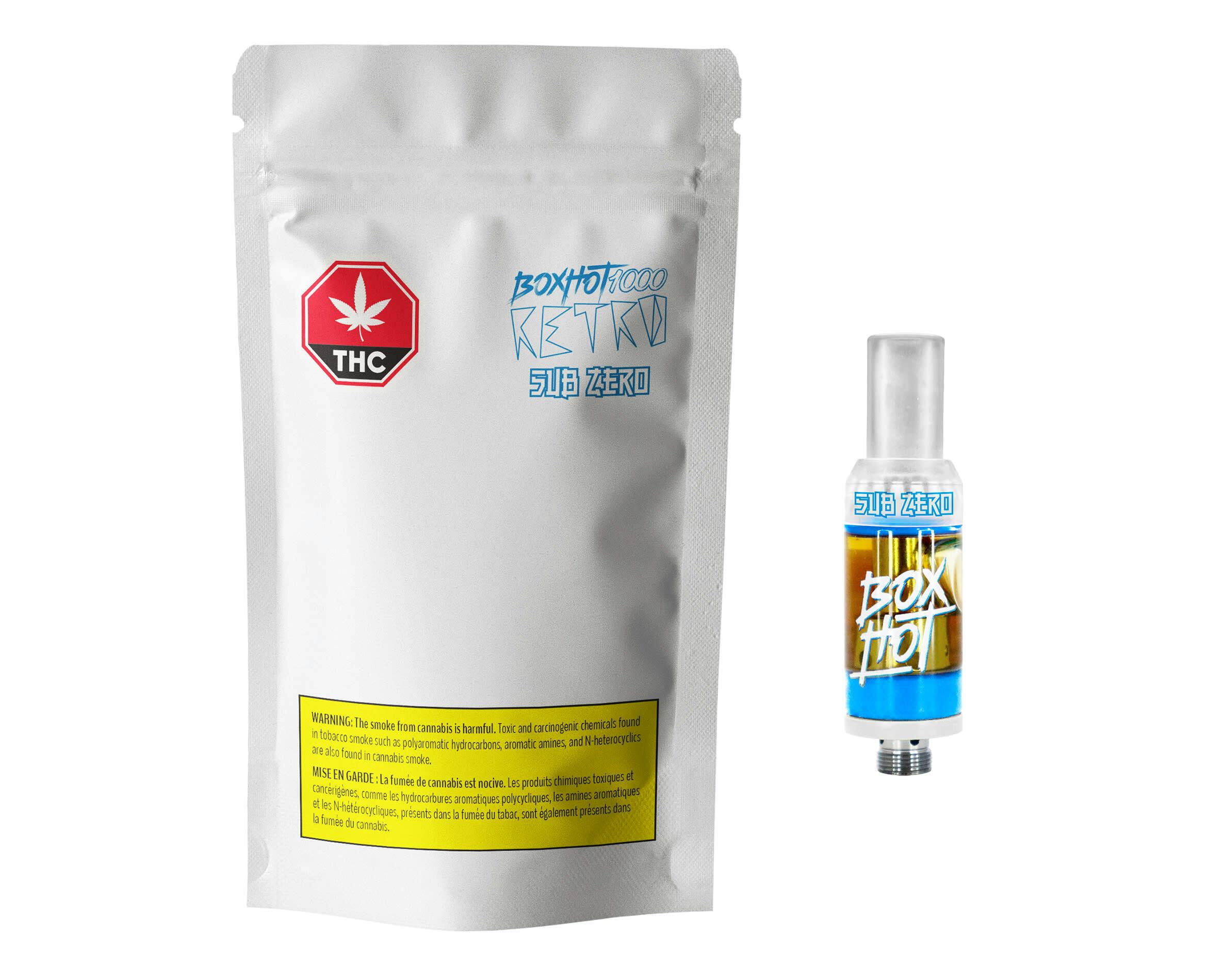 BOXHOT - Sub Zero 1.2g Vape Cartridge