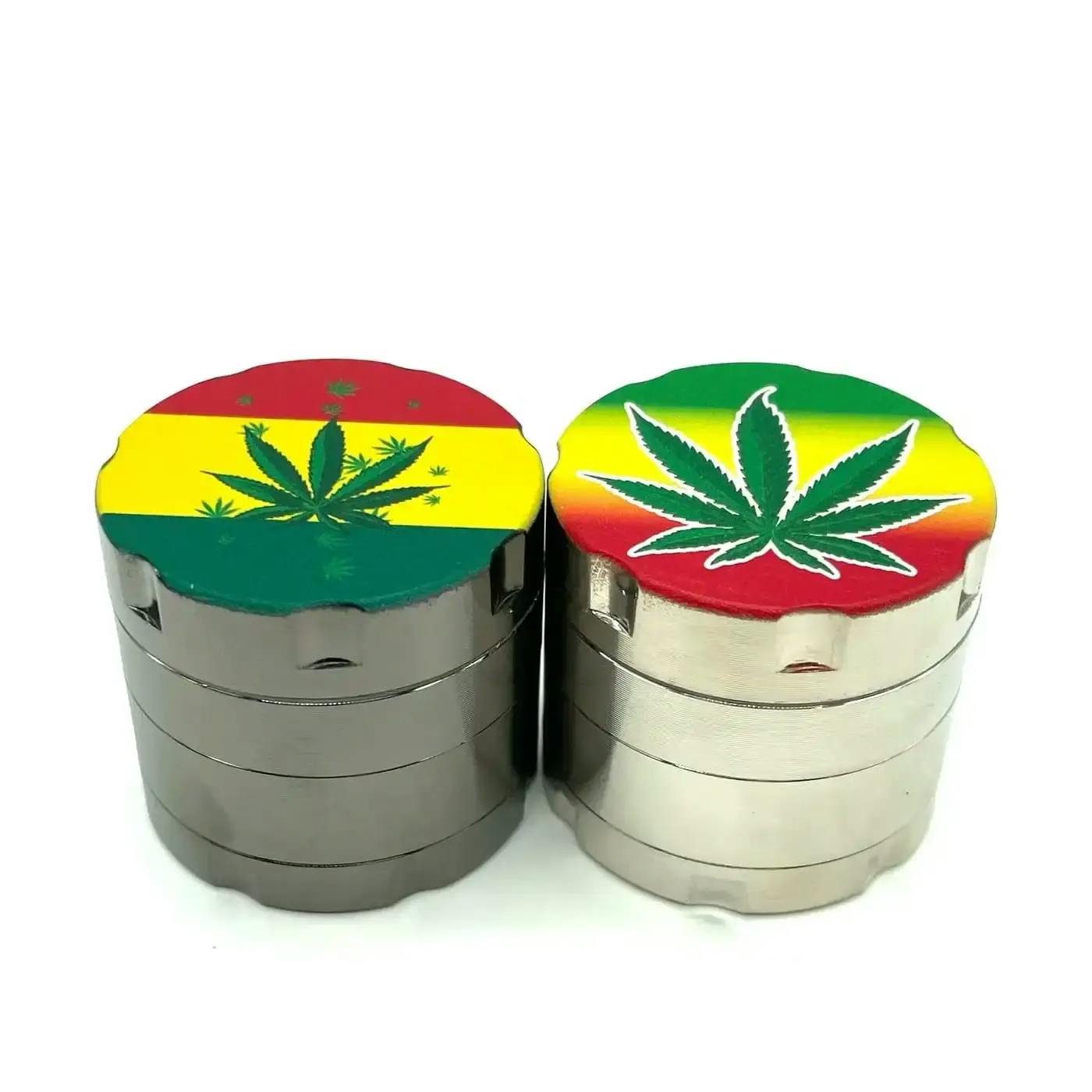 Rasta Leaf Grinder 4 parts - 42mm
