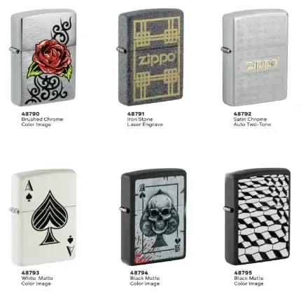 Zippo assorted lighters