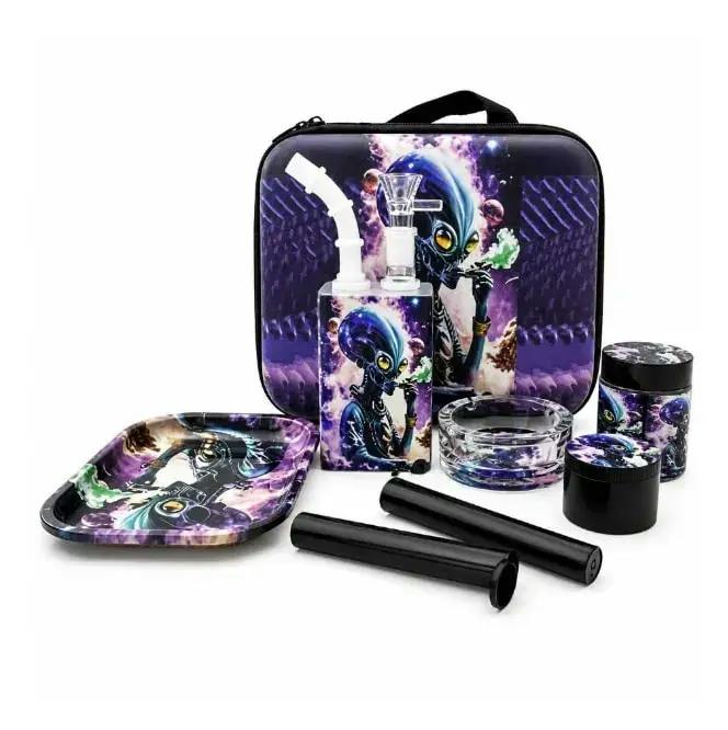 Cosmic Pulse 7.5" Juicy Box Bong Travel Kit