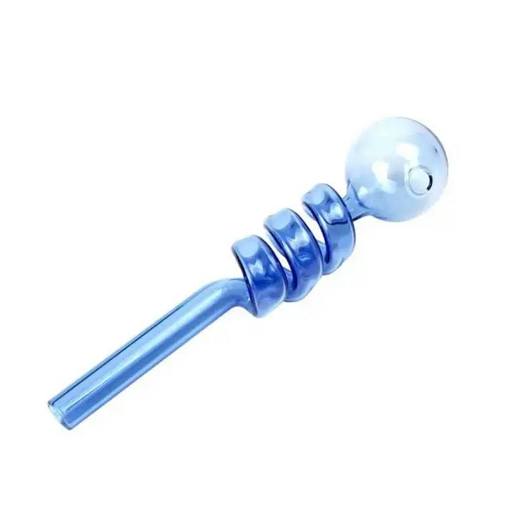 5.5" Spring Oil Burner Pipe - Blue