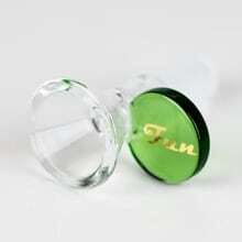 Fortune | 14mm Joint Handle Bowl - Green