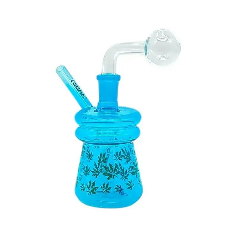 Colorful Glass Water Pipe - Blue