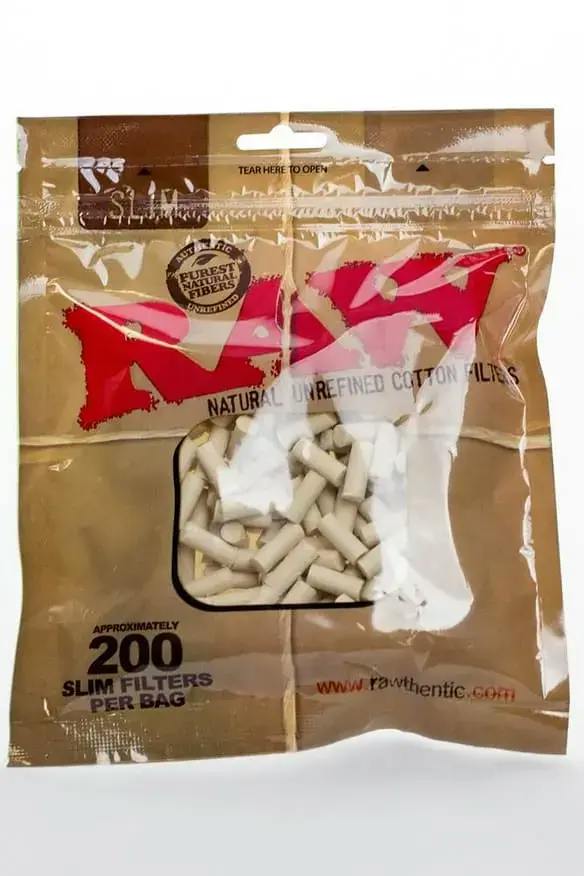 RAW Slim Natural Undefined Cotton Filter Tips