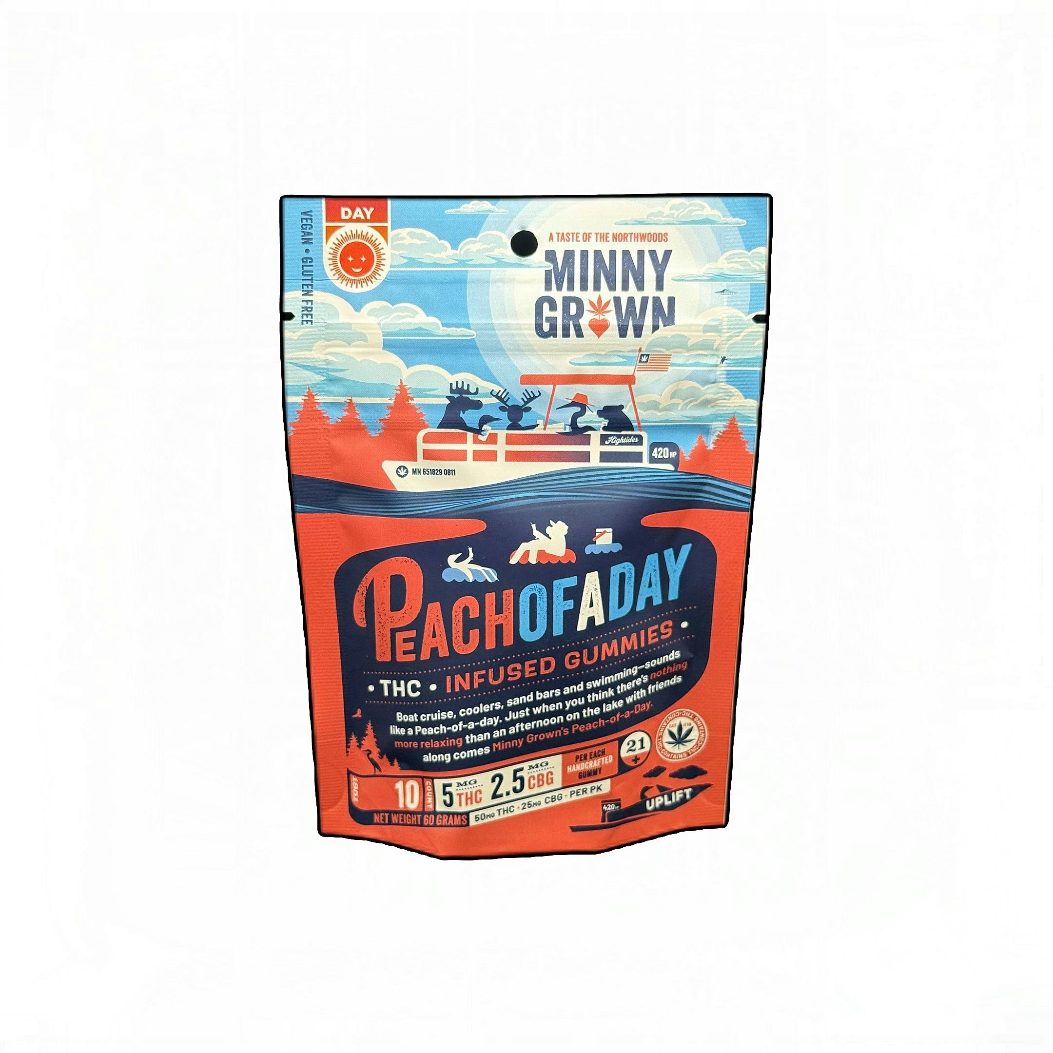 Minny Grown Gummies- Peach