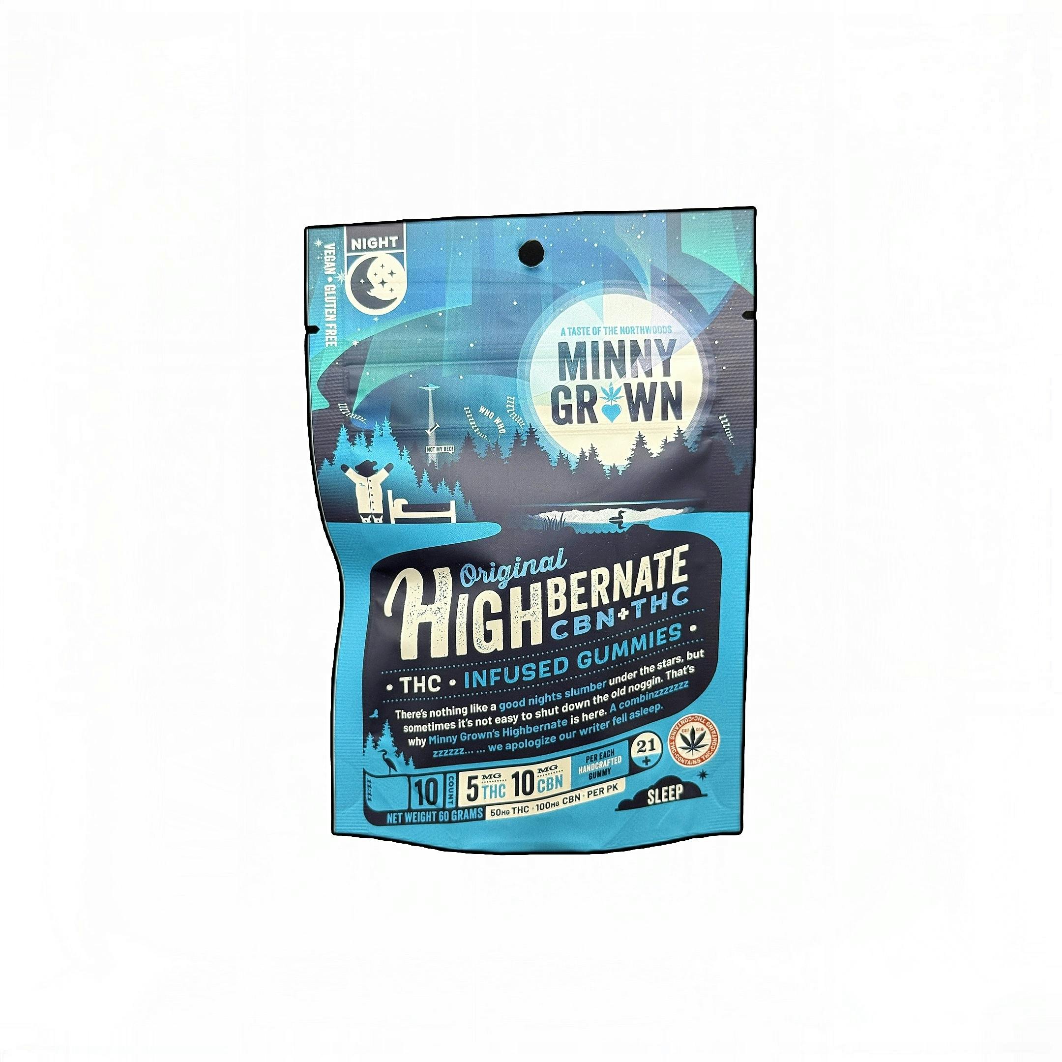 Minny Grown Gummies- Highbernate (blue)