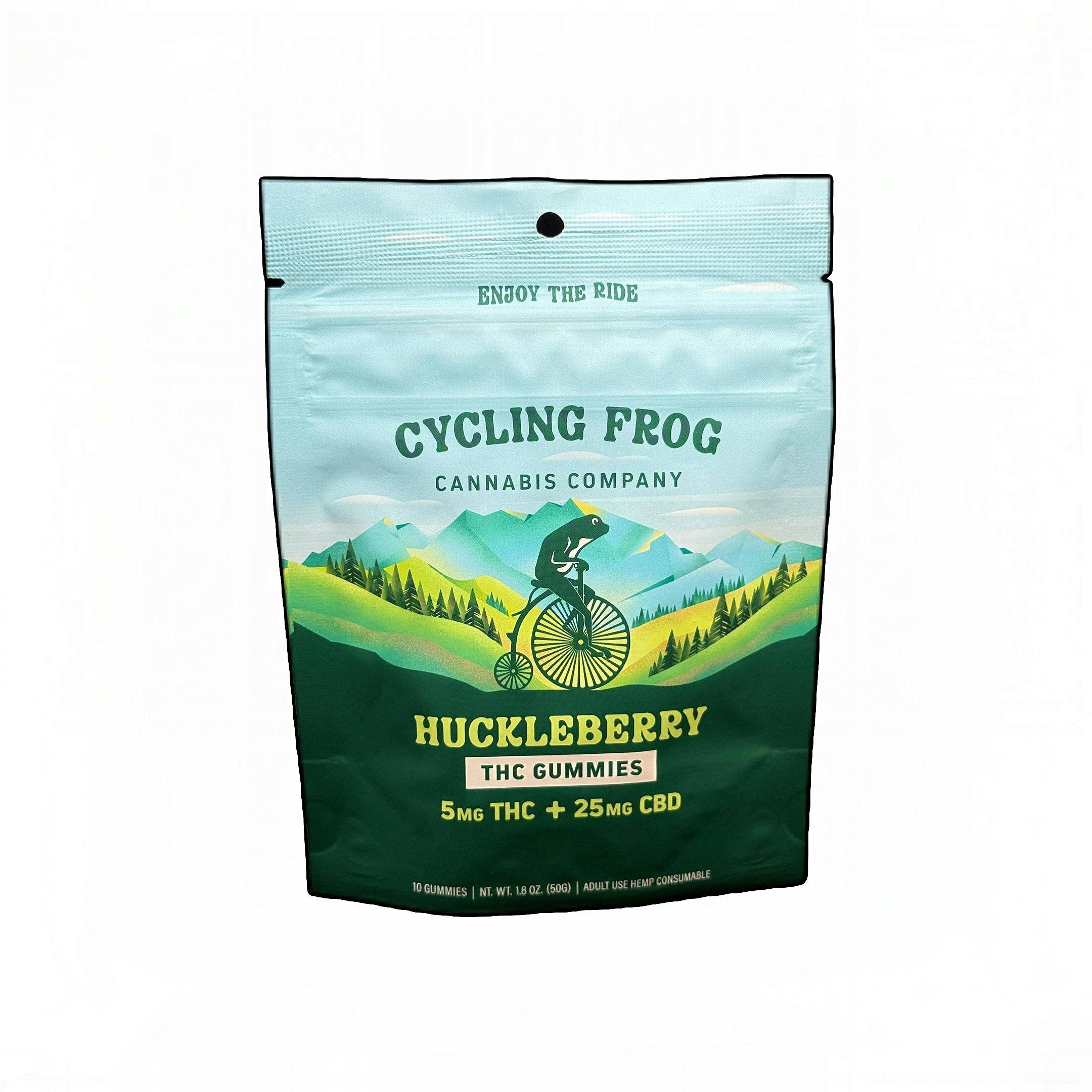 Cycling Frog Gummies Huckleberry at Lake Superior Dispensary