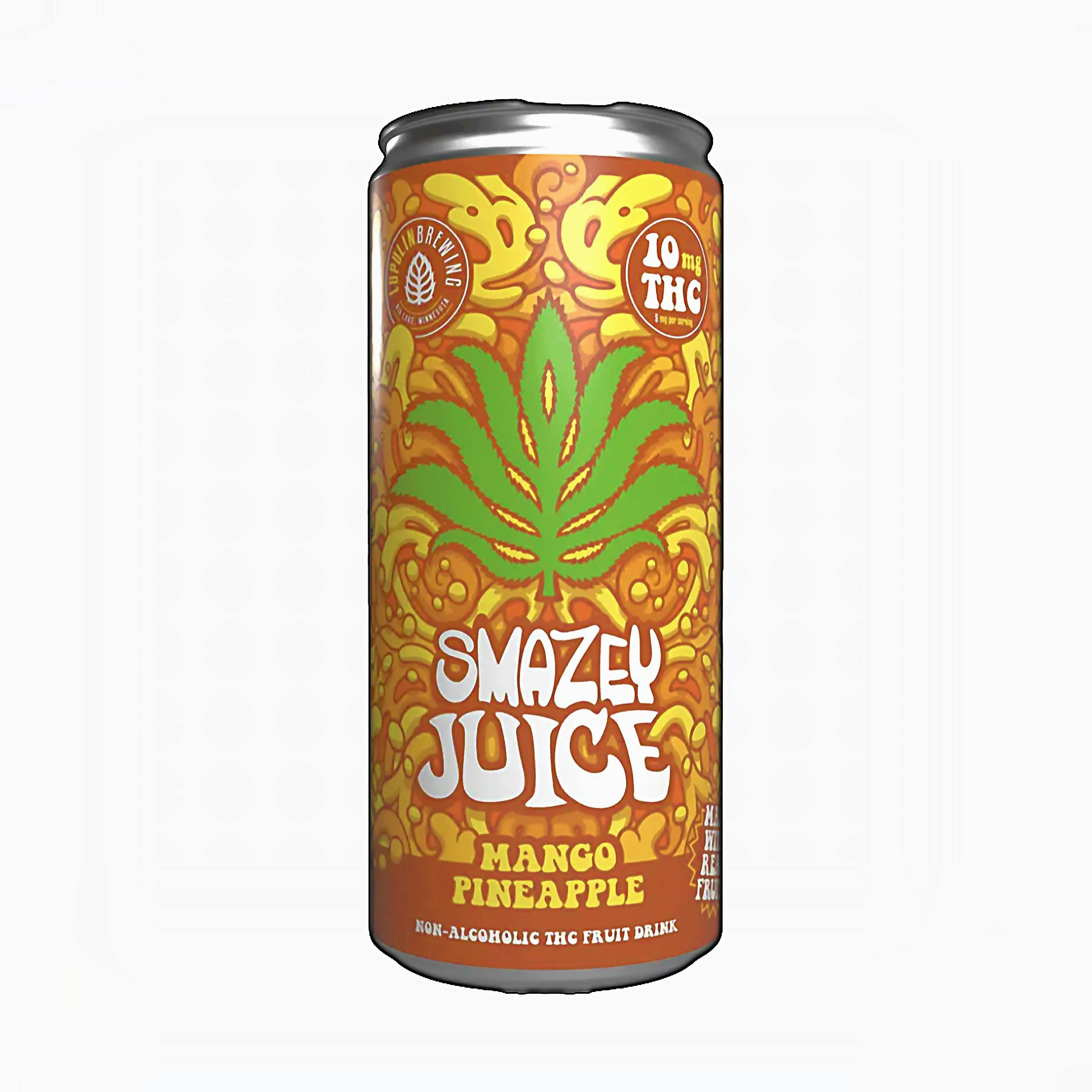 Smazey soda mango pineapple at Lake Superior Dispensary