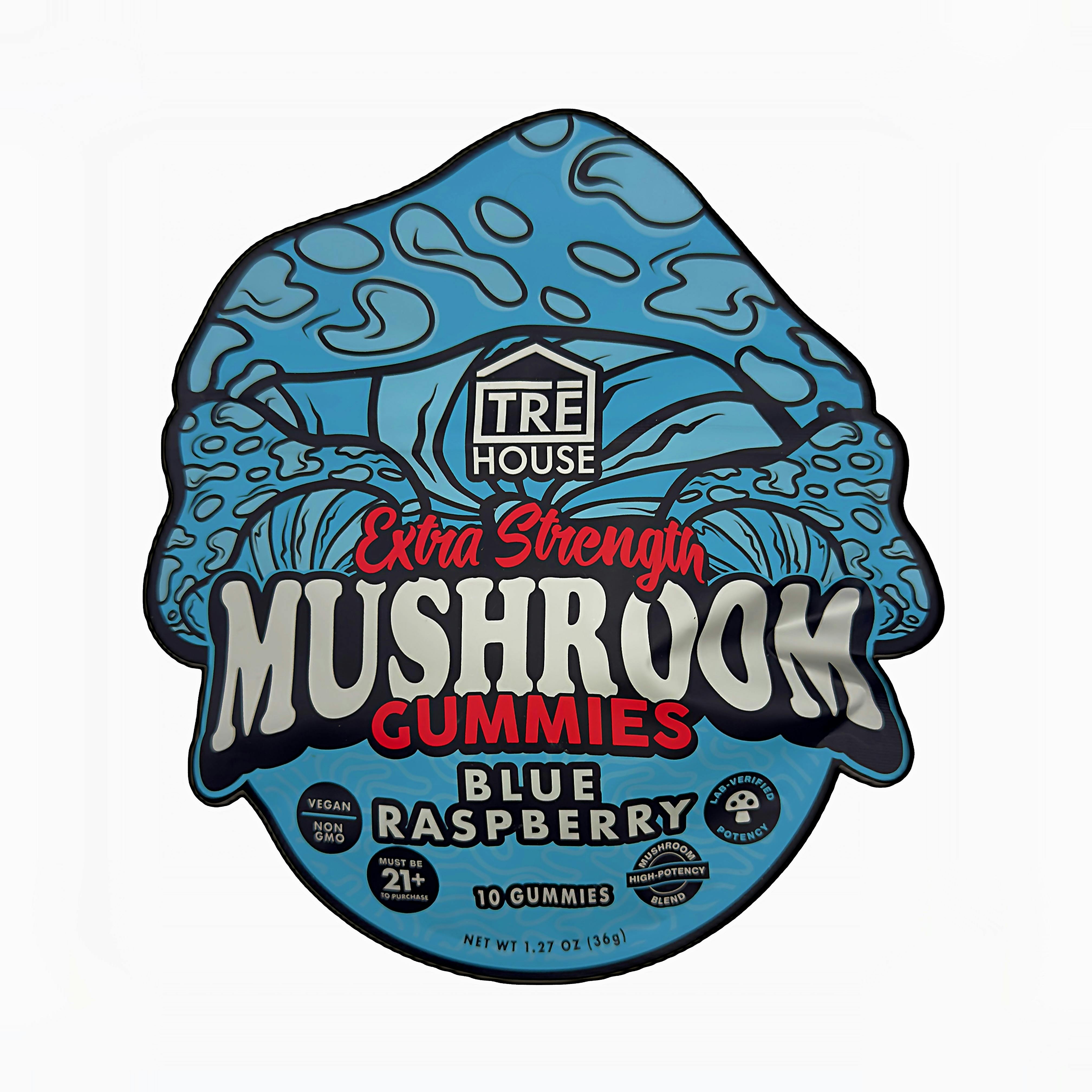 Tre House Mushroom Gummies Blue