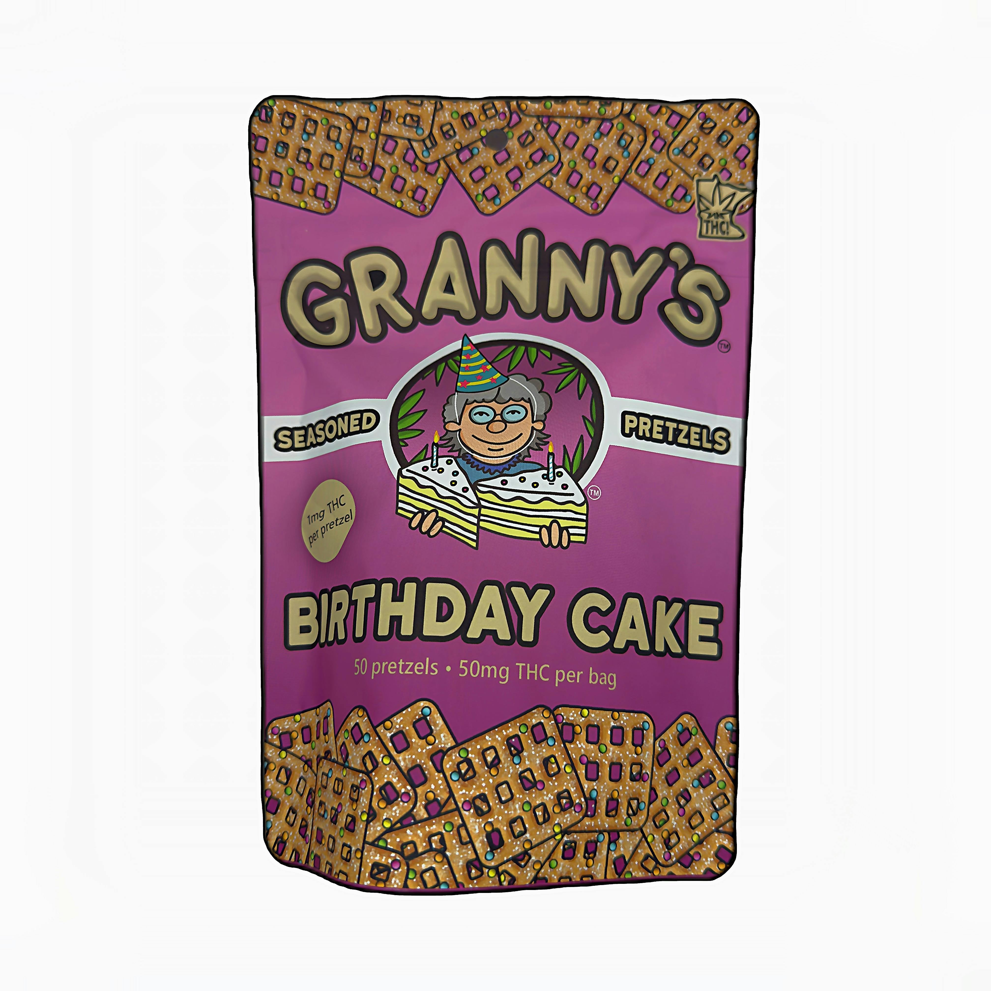 Granny's Pretzels BDAY CAKE