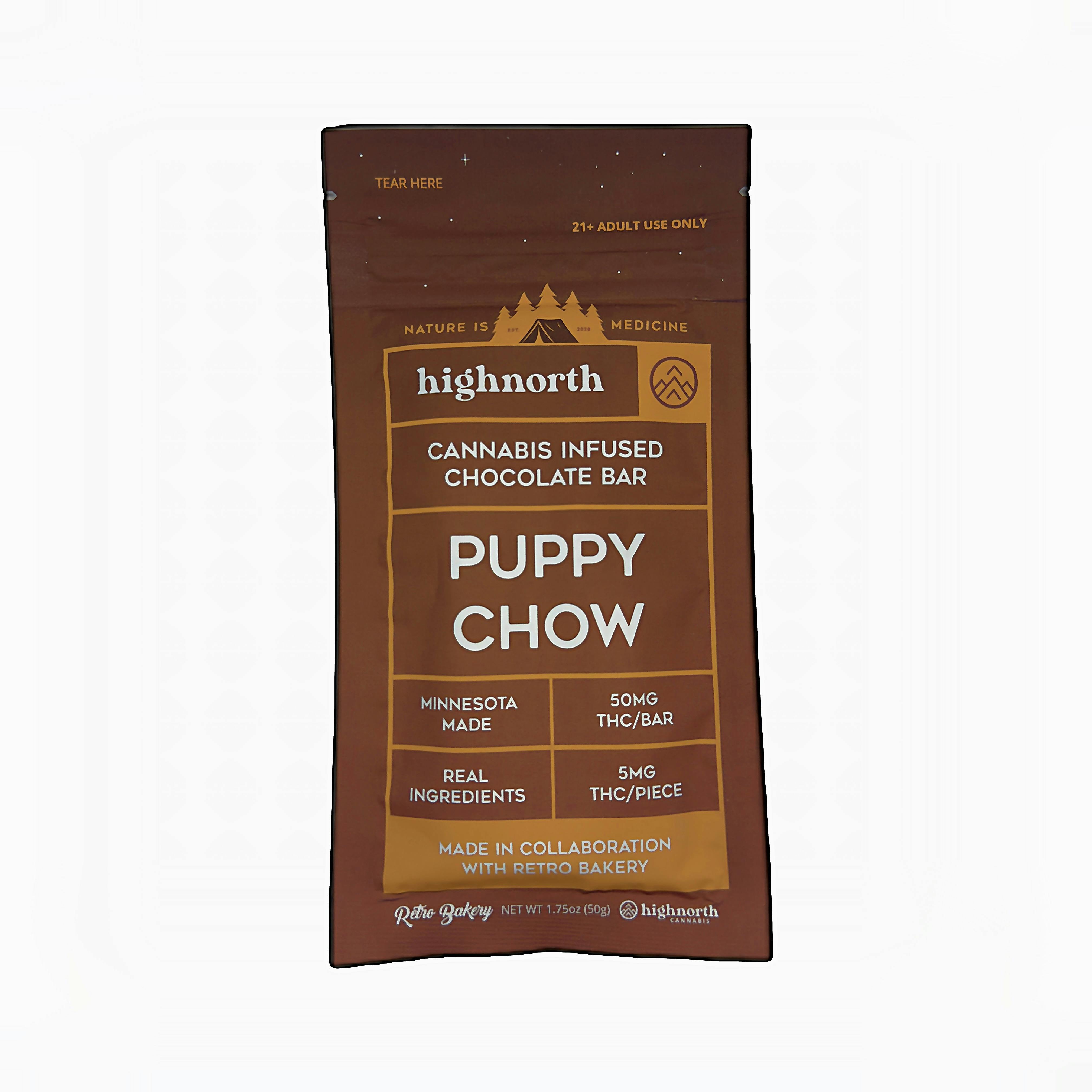 Retro Bakery Chocolate Bar- Puppy Chow