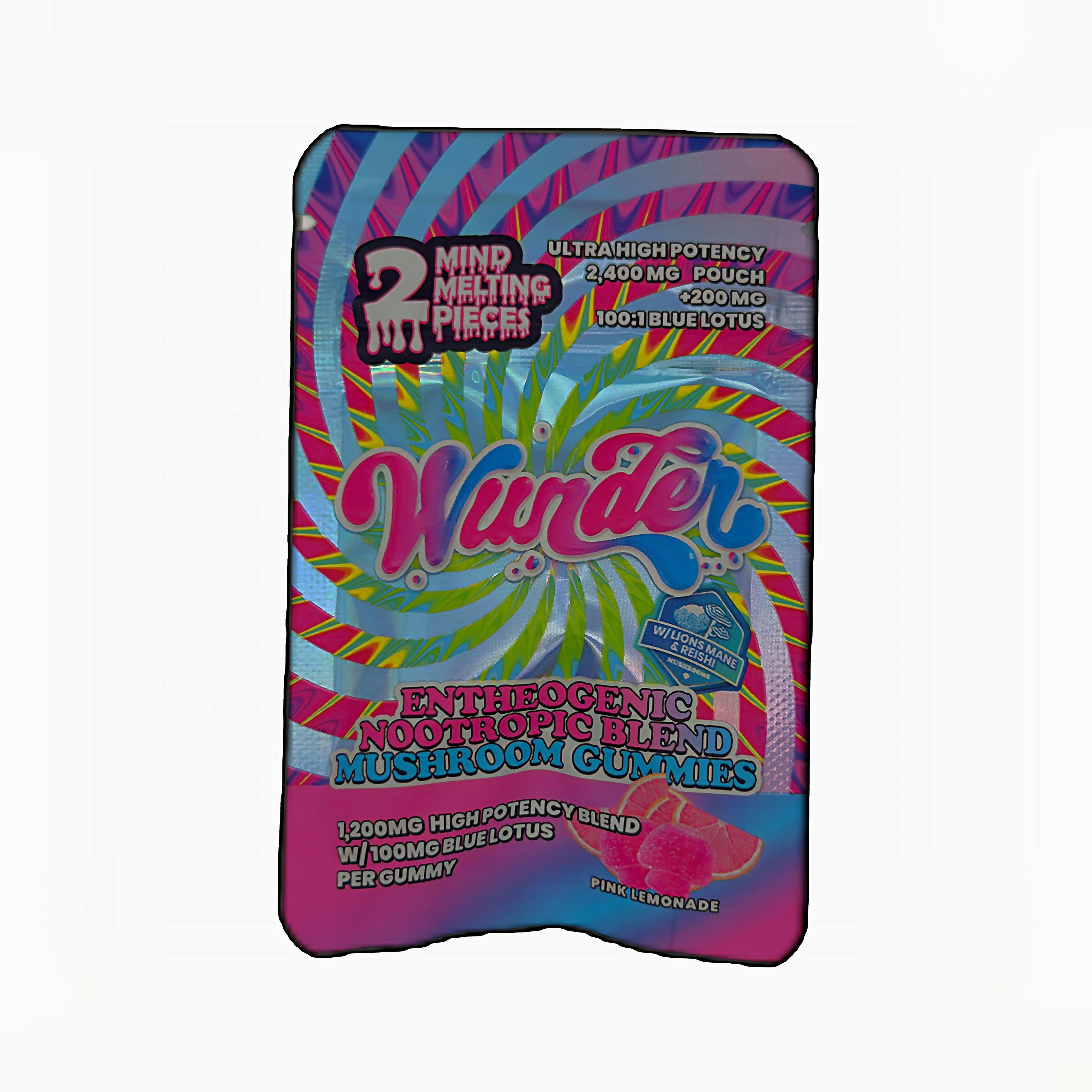 Wunder Gummies Small Pink at Lake Superior Dispensary
