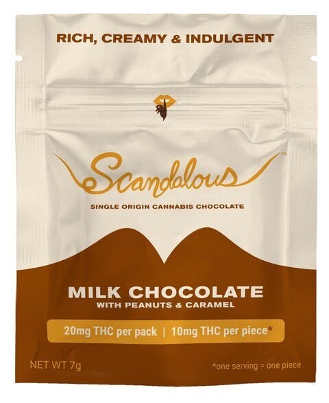Peanuts and Caramel Milk Chocolate 20mg [1pk] Candy