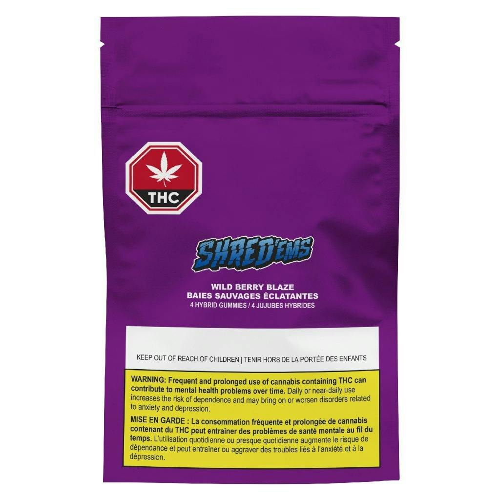 SHRED'EMS - Wild Berry Blaze Soft Chews - Hybrid - 4x4.5g