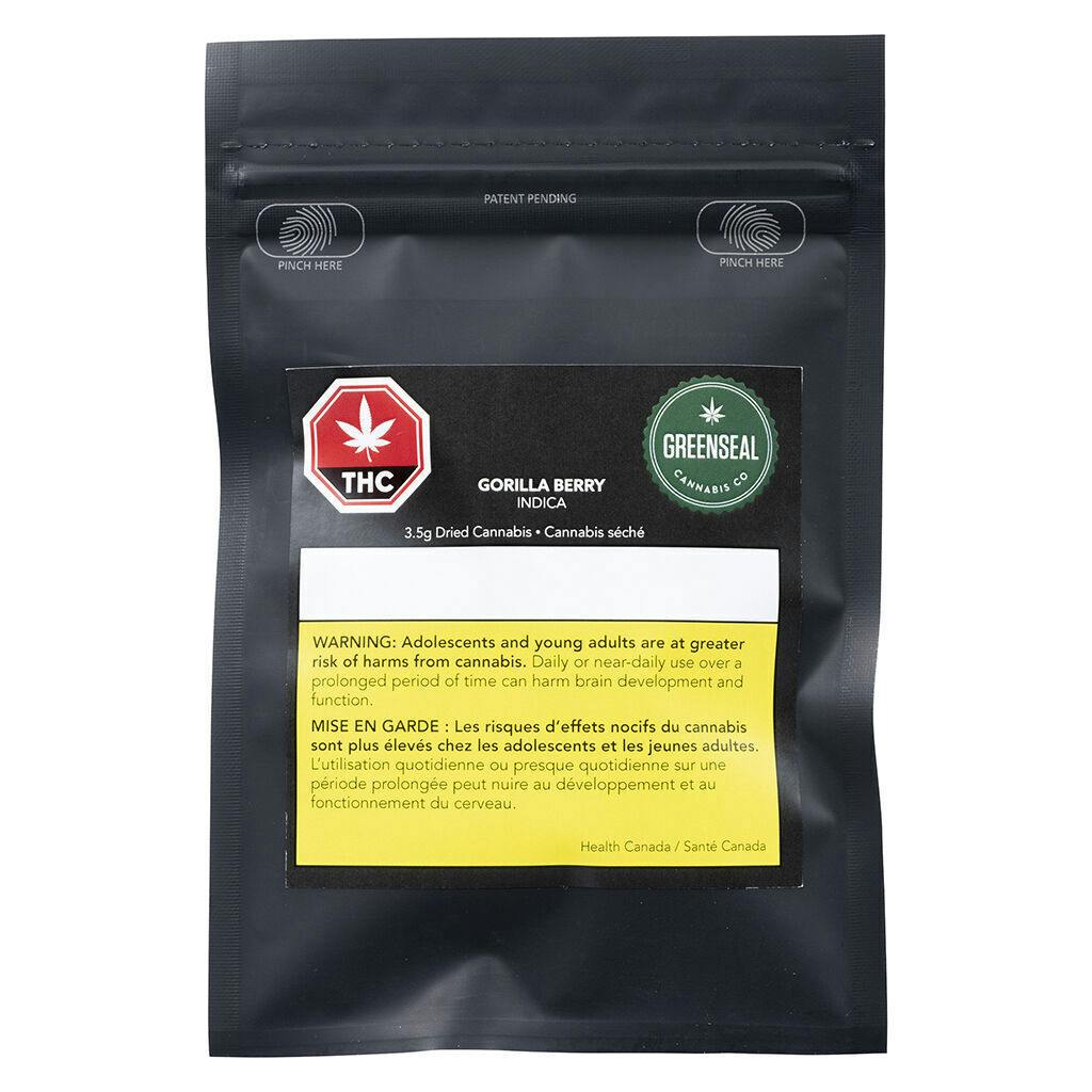 GreenSeal - Gorilla Berry - Indica - 3.5g