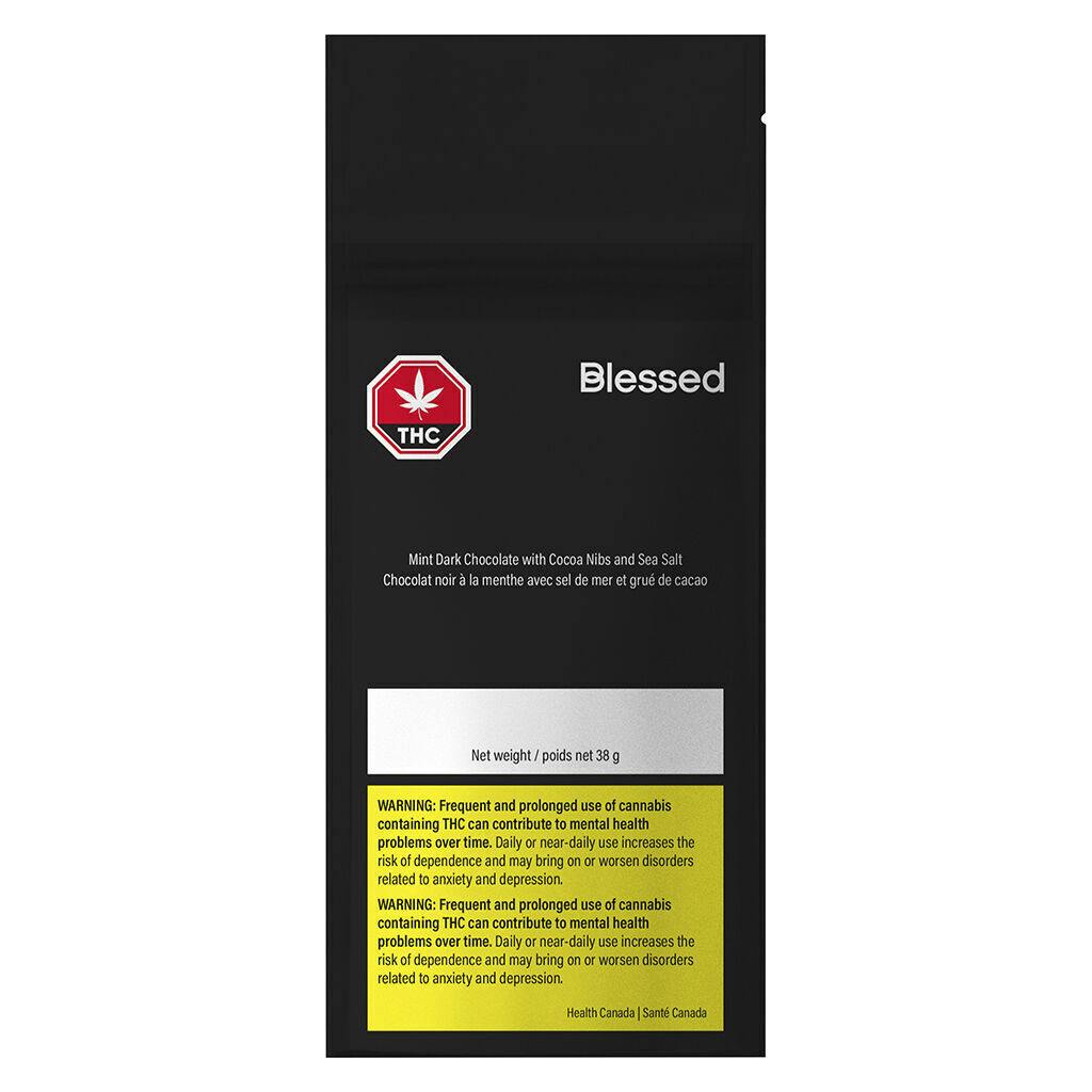 Blessed - Mint Dark Chocolate with Coco Nibs & Sea Salt - Blend - 1 Pack