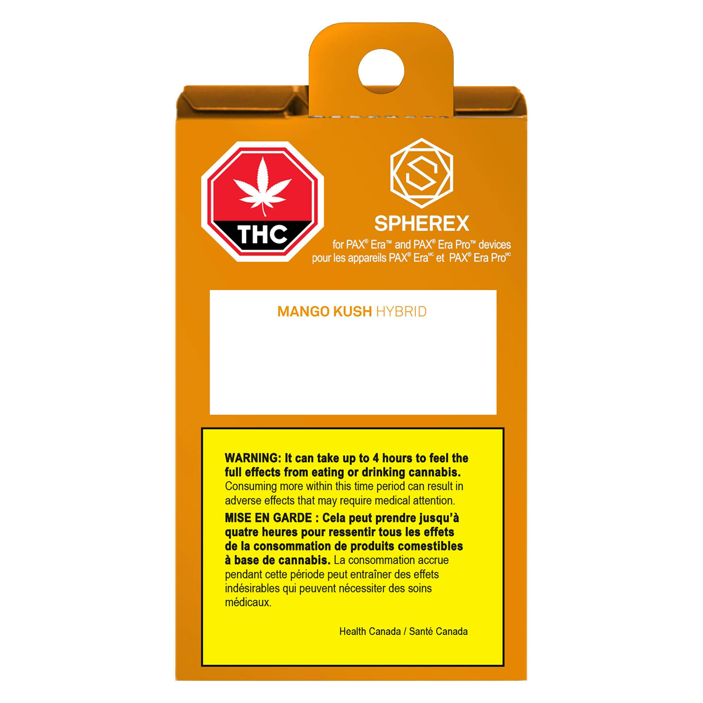 Spherex - Mango Kush PAX Pod - Hybrid - 0.5g