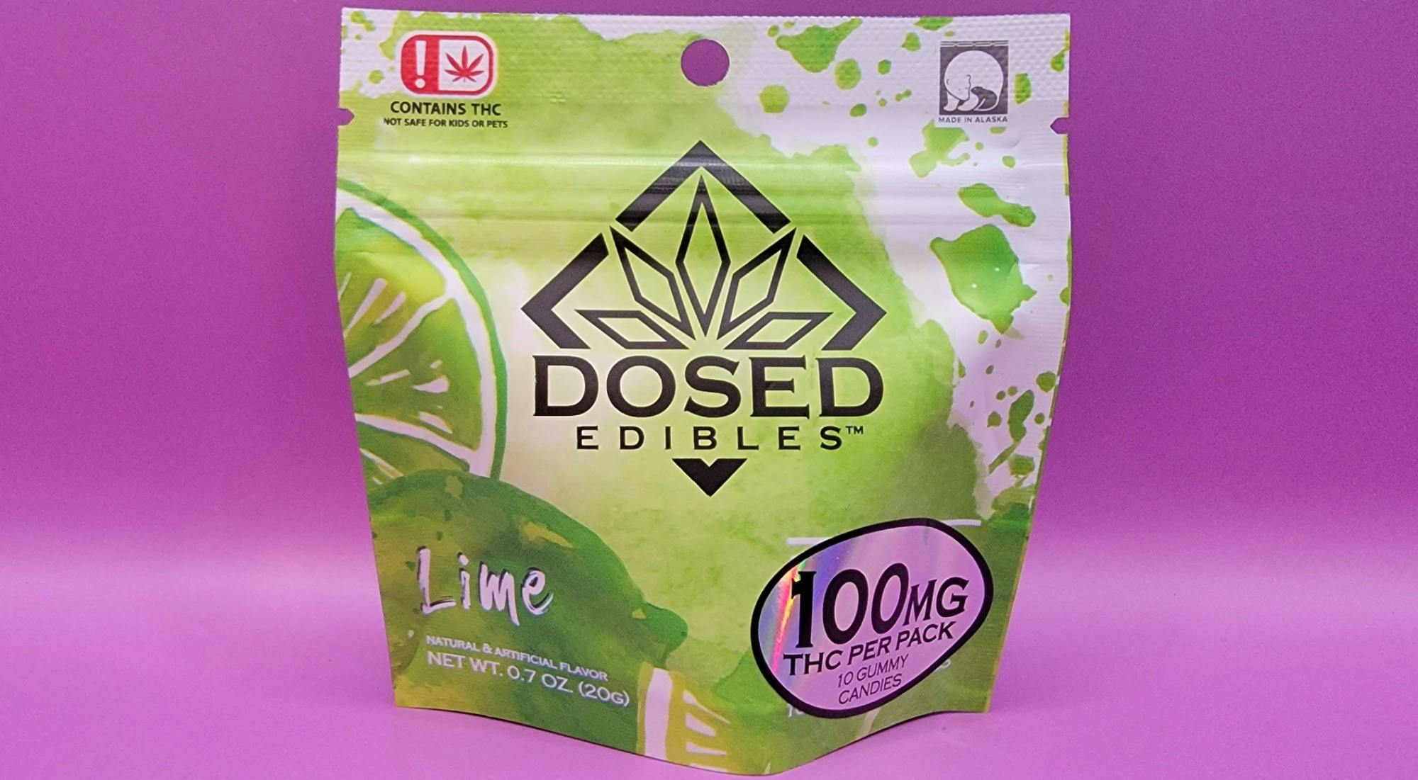 DE | Lime | 100mg Gummies