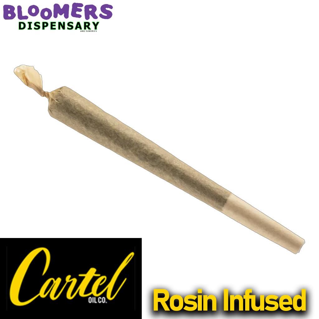 Cartel Oil | White Dante's Inferno X GMO Nerds | Rosin Infused Joint | 1.2g