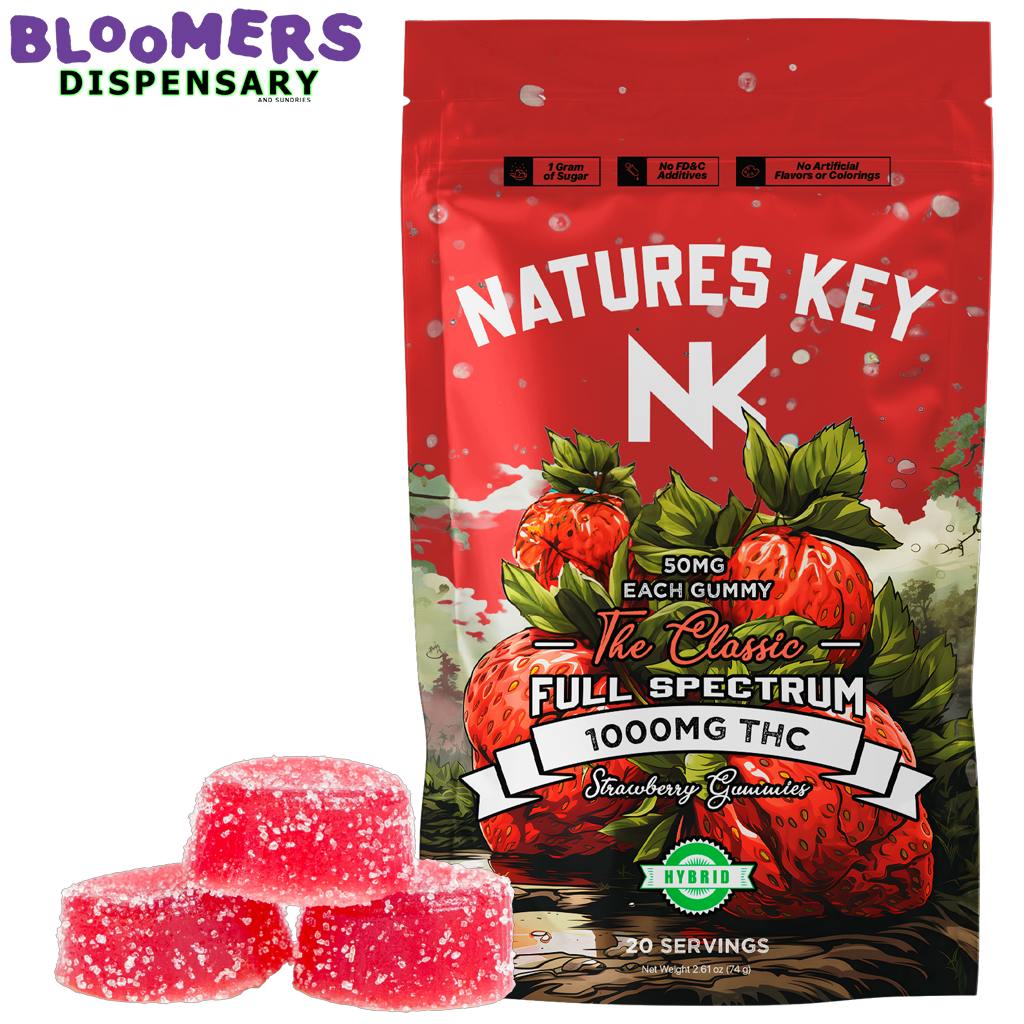 NK GUMMIES STRAWBERRY 1,000 MG HYBRID