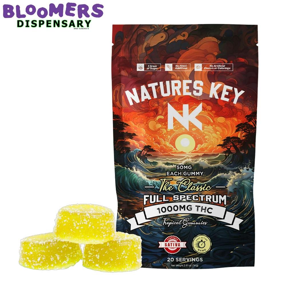 NK GUMMIES TROPICAL 1,000MG NANO Sativa