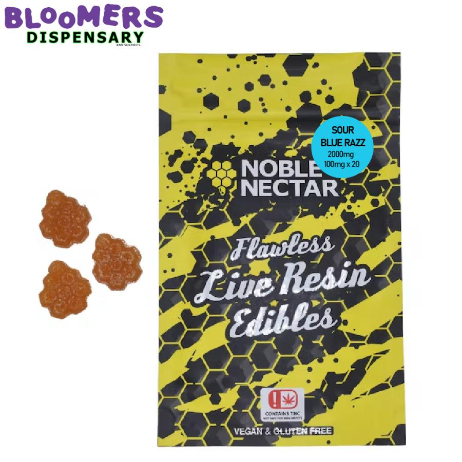 NN GUMMY LIVE RESIN SOUR BLUE RAZZ 2,000MG H