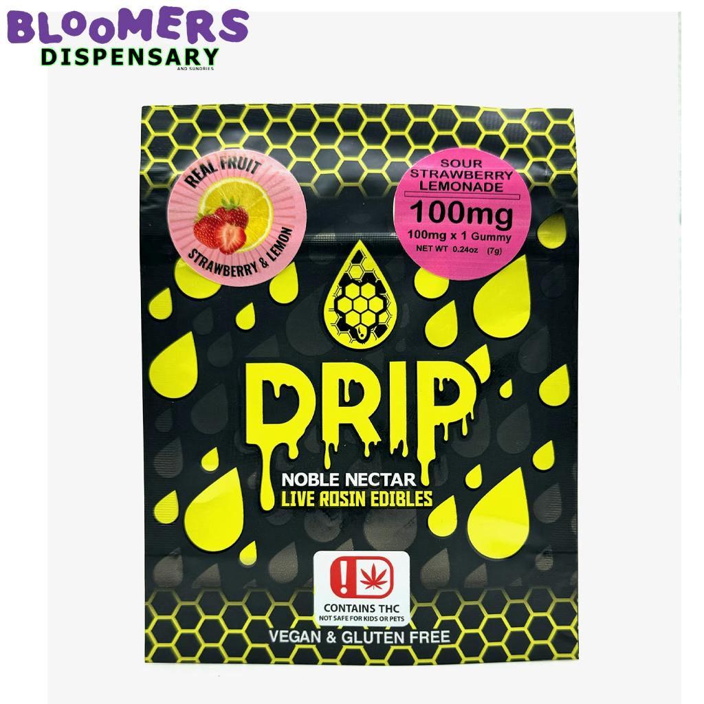 NN GUMMY LIVE ROSIN SOUR STRAWBERRY LEMONADE 100 MG
