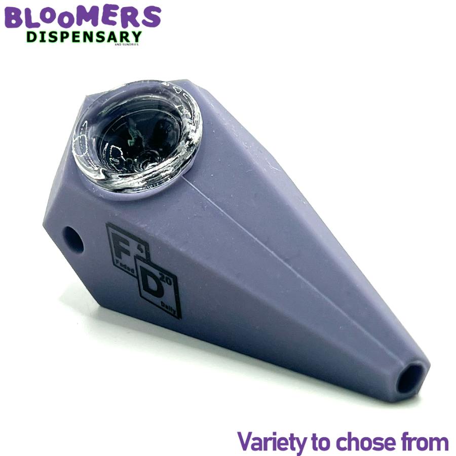 SILICONE DIAMOND HAND PIPE