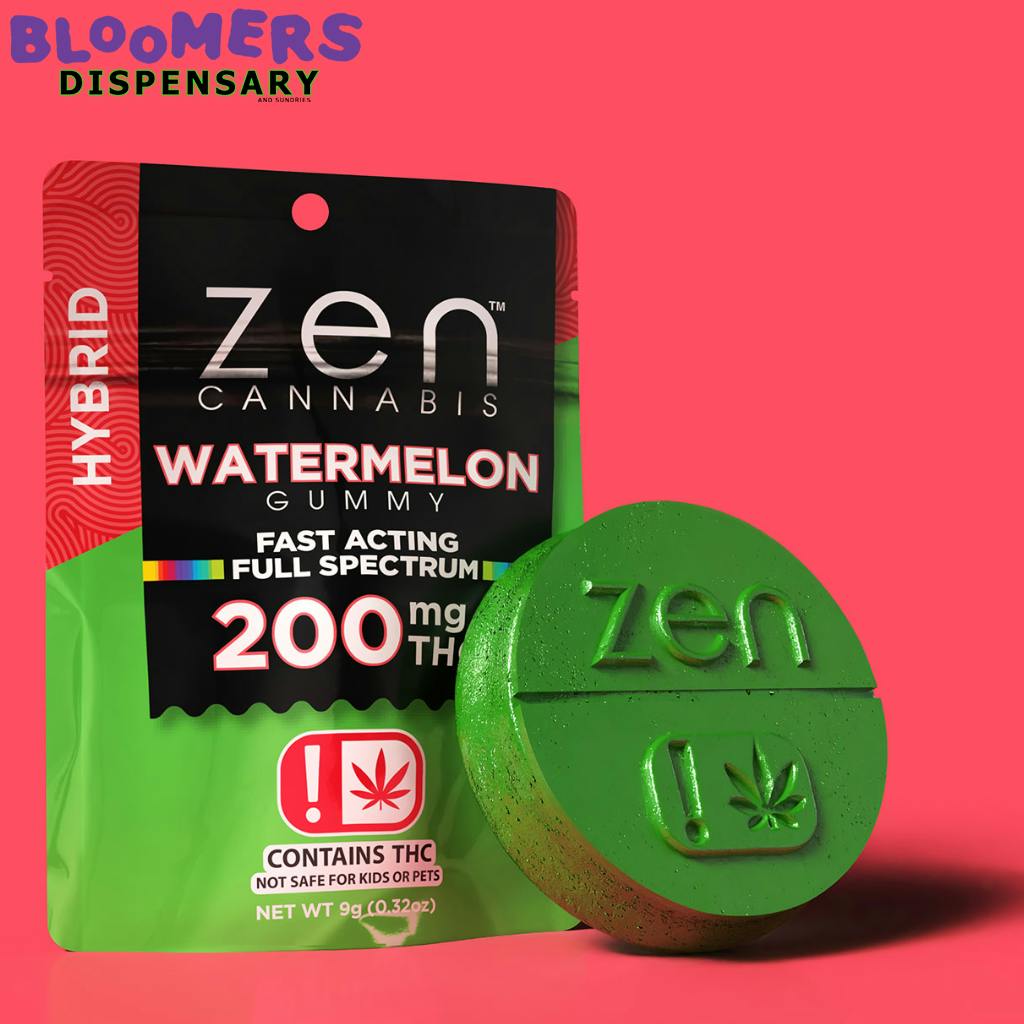 ZEN | GUMMY SINGLE | WATERMELON 200MG HYBRID