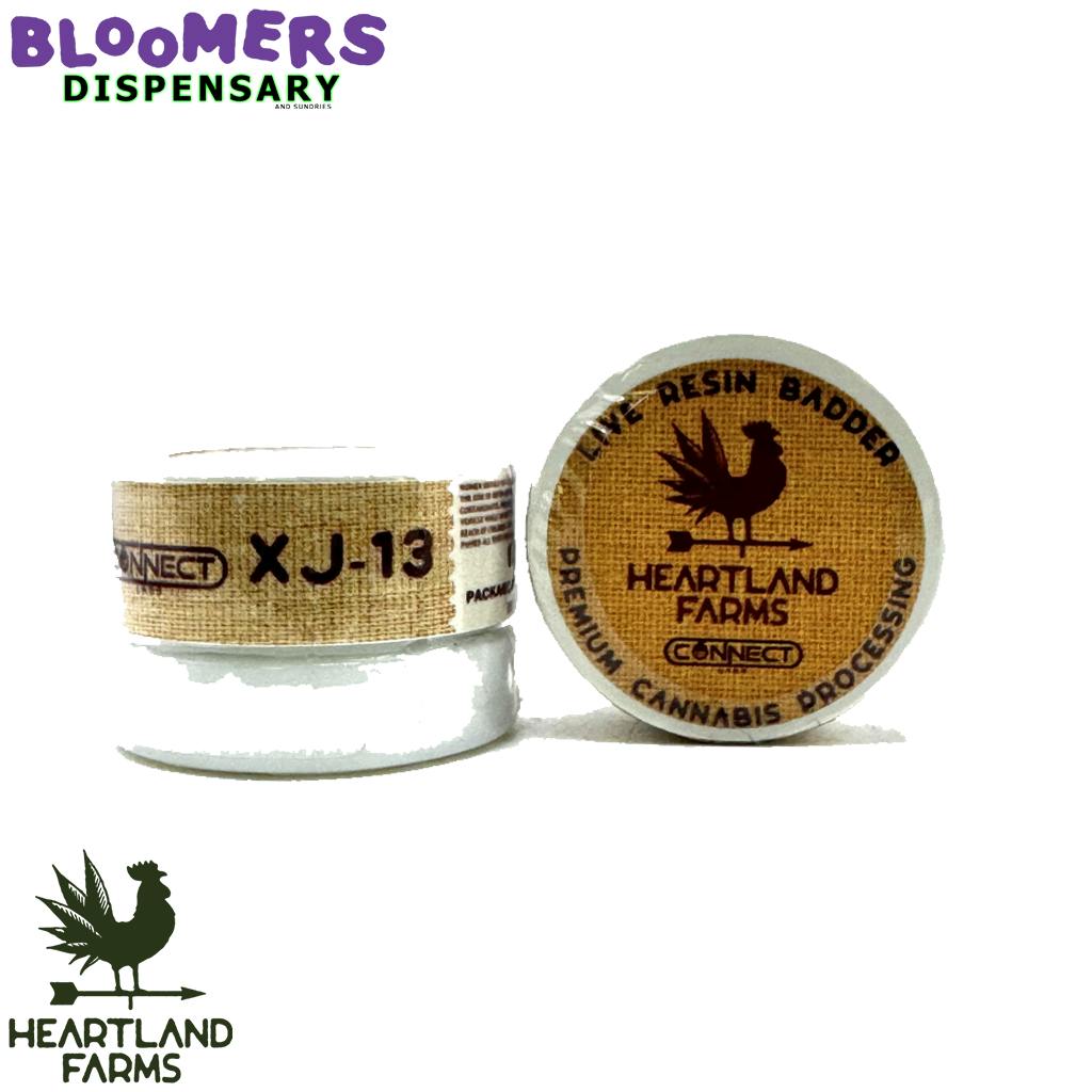 Heartland Farms | Live Resin Badder | Xj-13 1G Sativa
