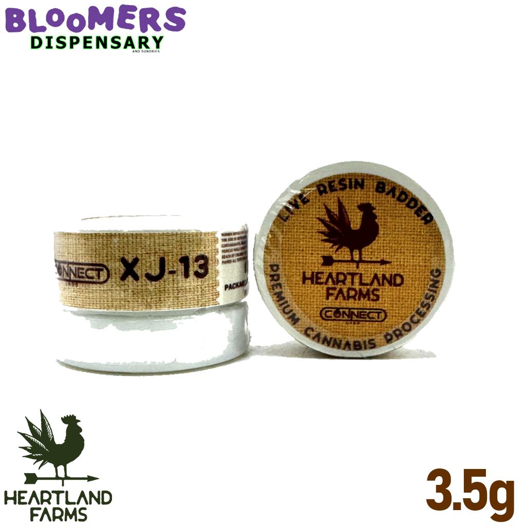 Heartland Farms | Live Resin Badder | Xj-13 3.5G Sativa