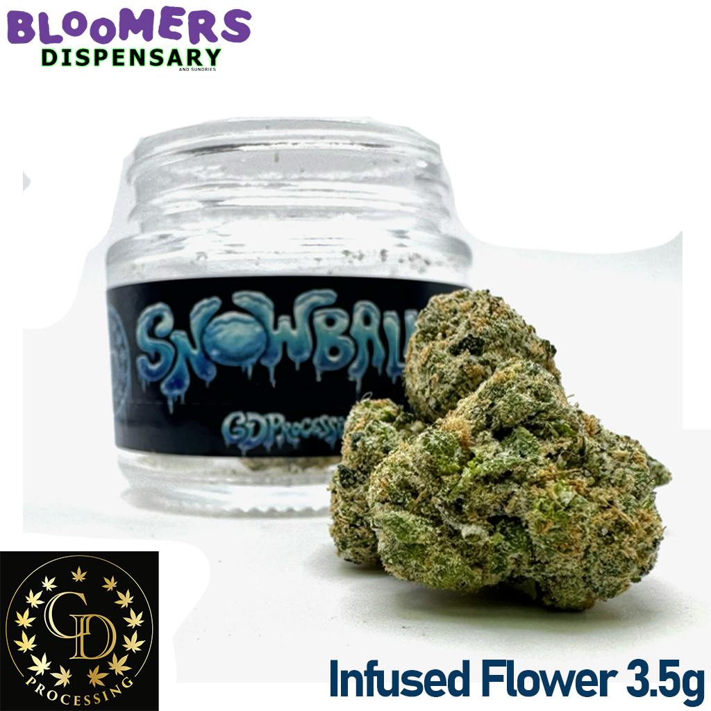 GD - SnowBalls | Brain Damage | 3.5G Infused Flower | Indica